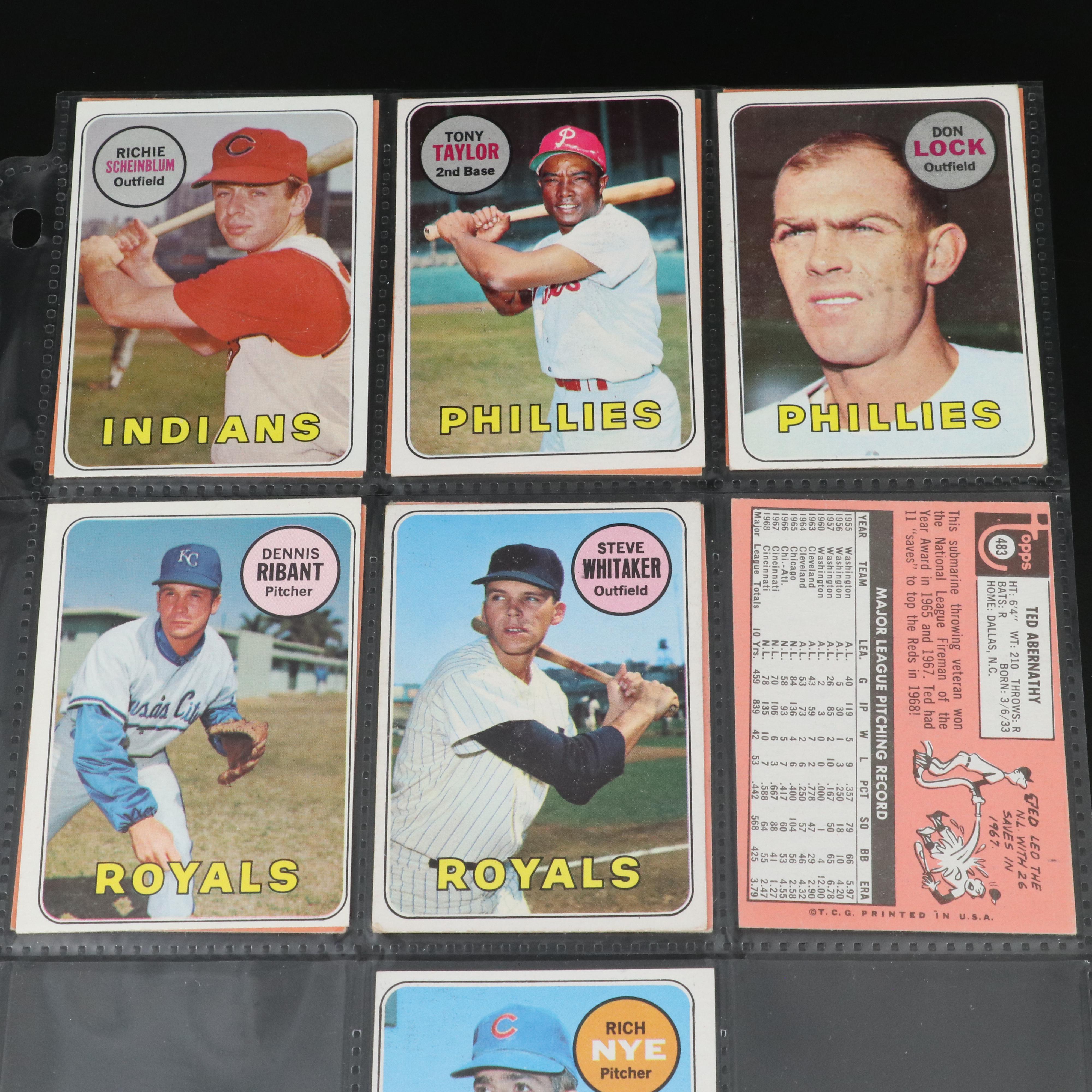 Topps Baseball Cards Featuring Johnny Bench, Tom Seaver, and More, 1969-1971