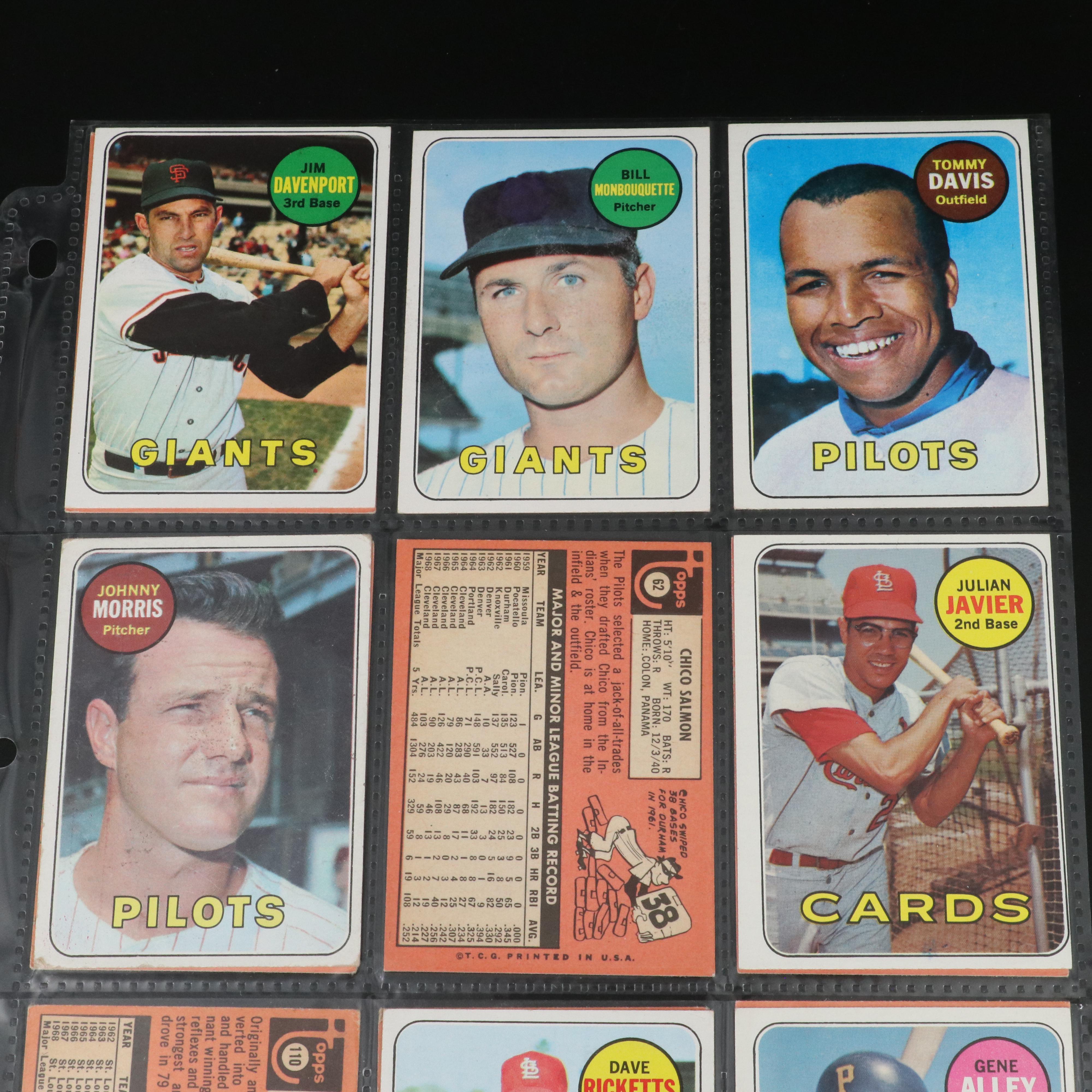 Topps Baseball Cards Featuring Johnny Bench, Tom Seaver, and More, 1969-1971
