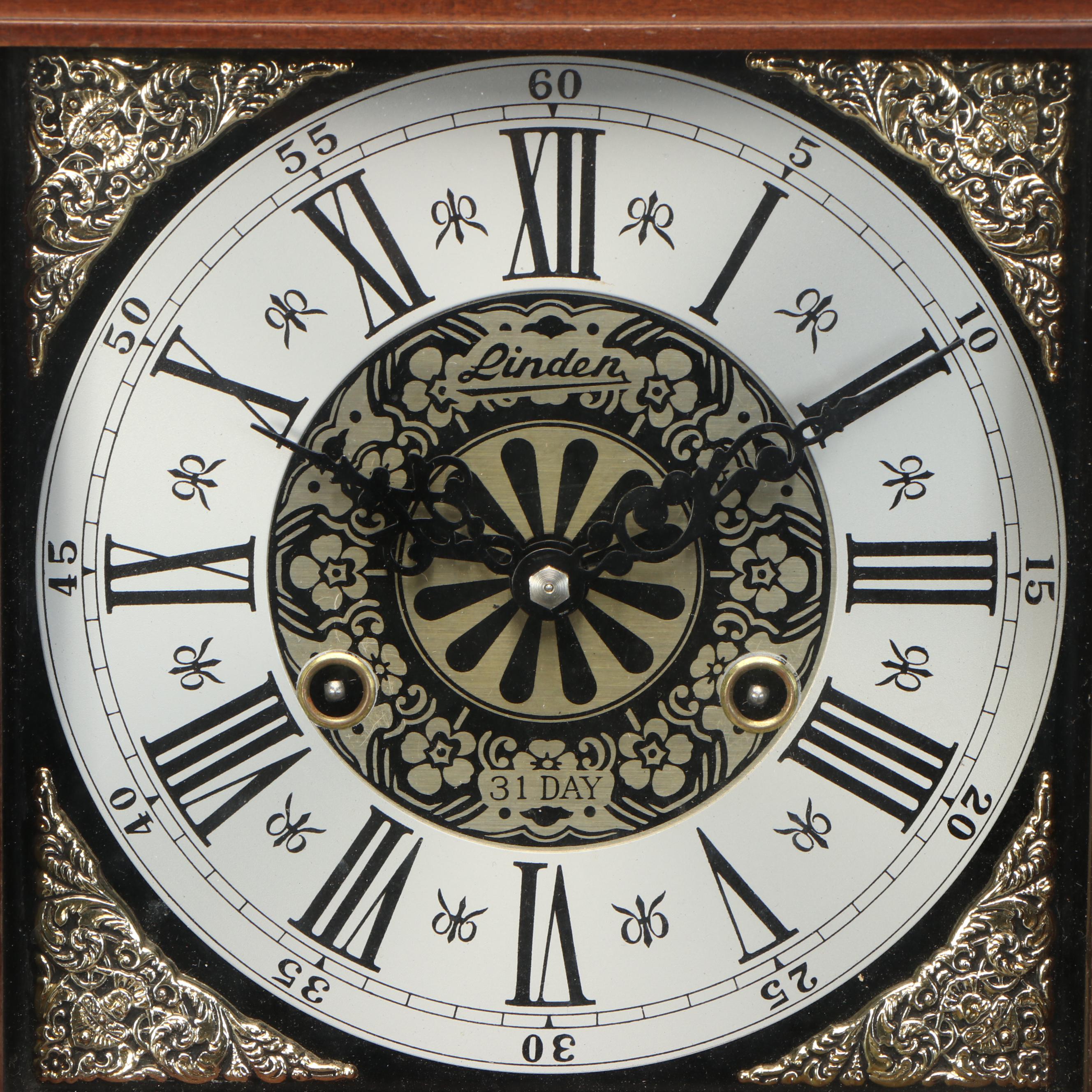 Linden 31 Day Pendulum Wall Clock in Wood Case