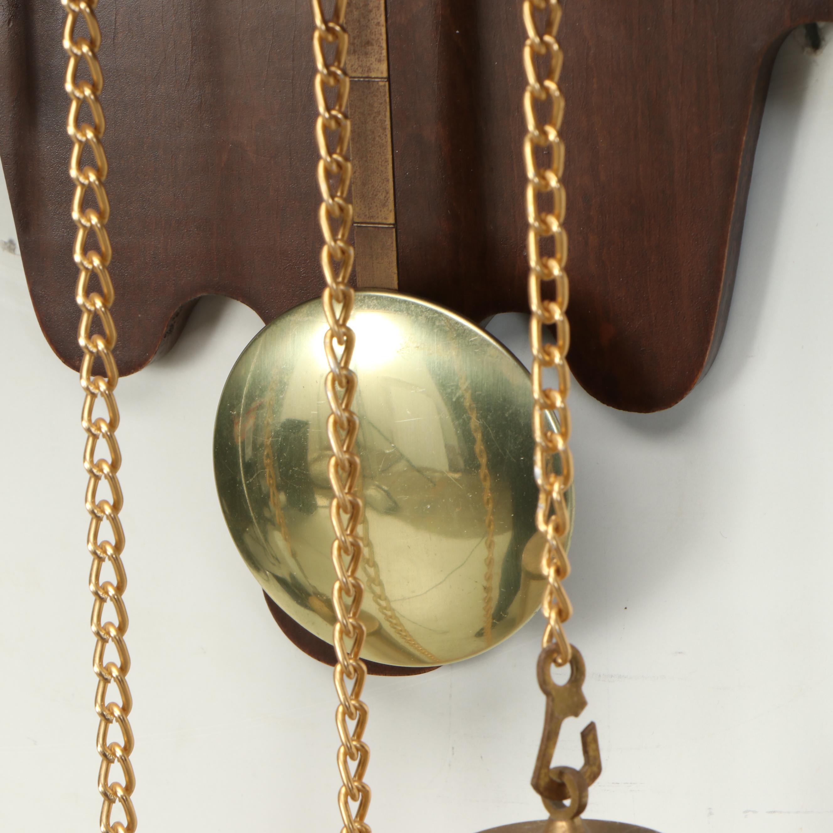 Linden 31 Day Pendulum Wall Clock in Wood Case