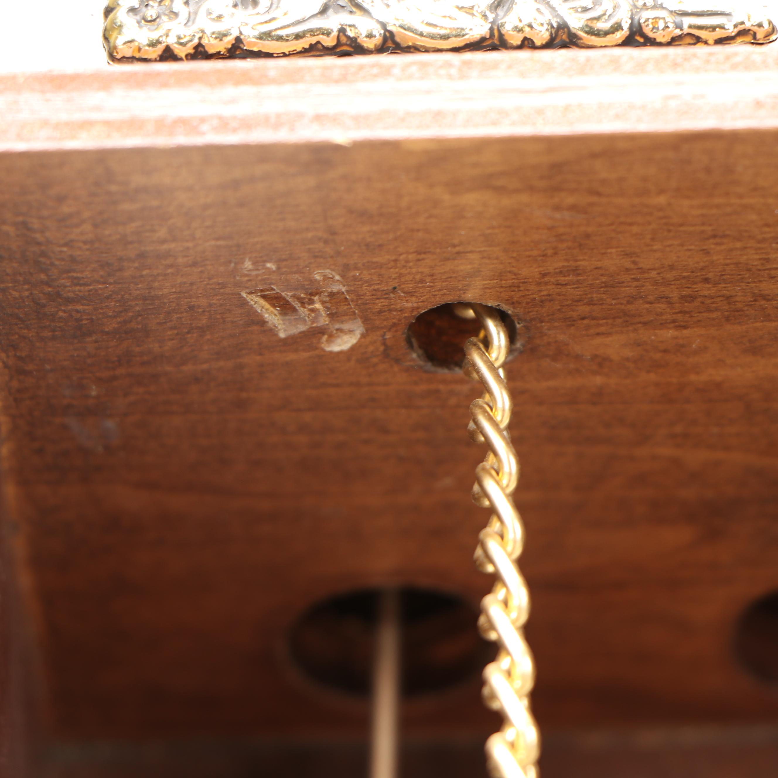 Linden 31 Day Pendulum Wall Clock in Wood Case