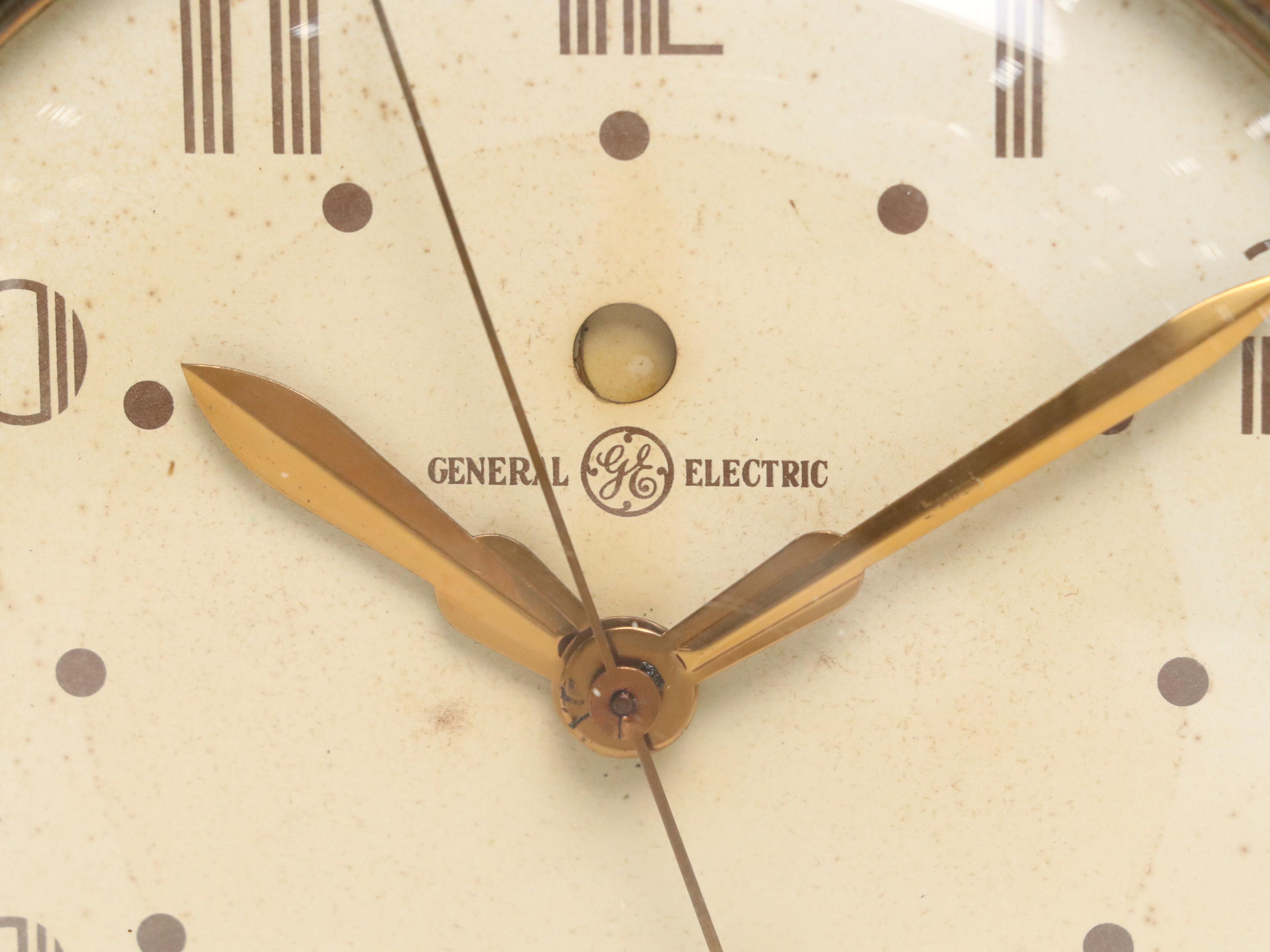 Art Deco Telecron and General Electric Desk Alarm Clocks
