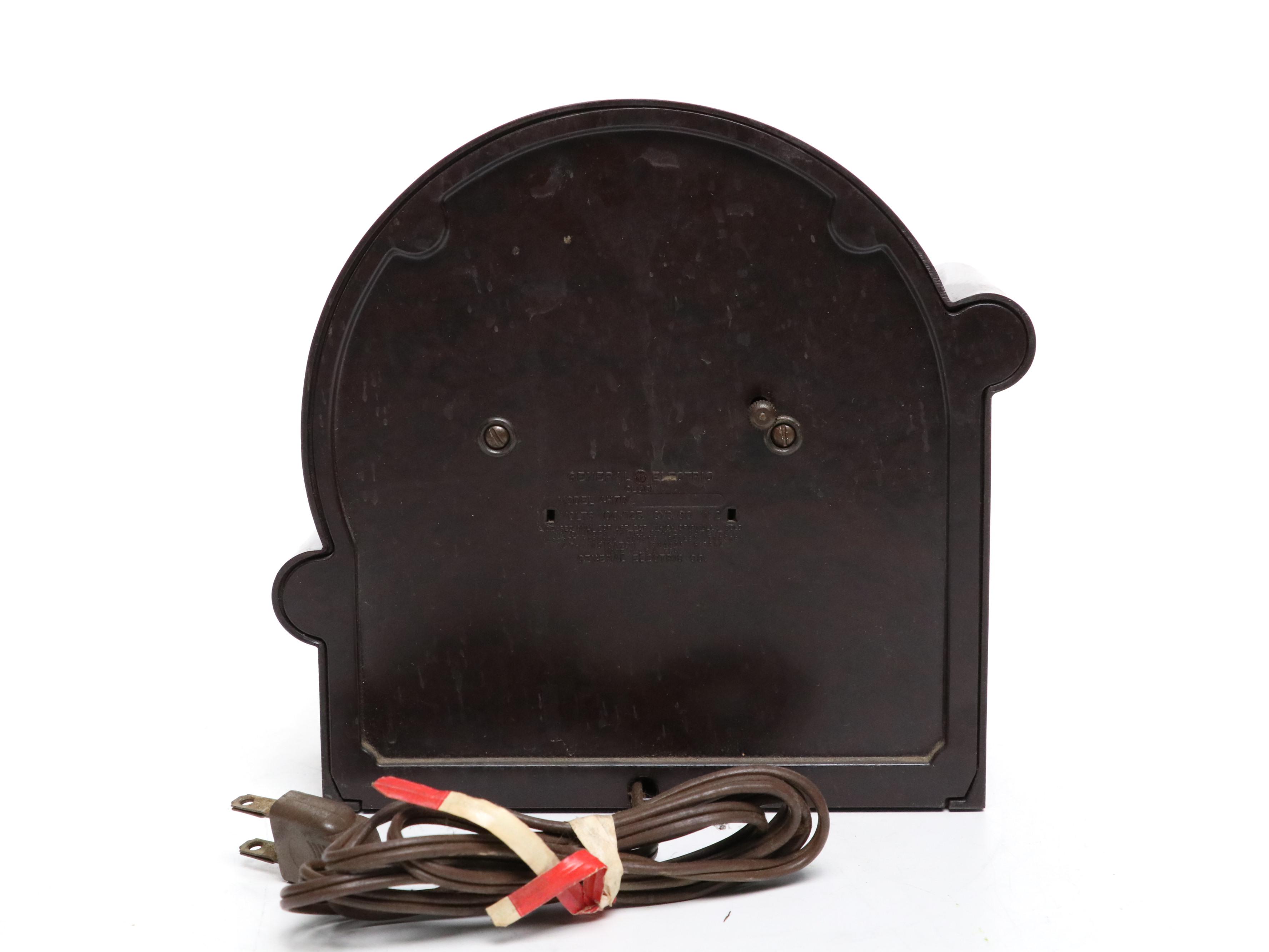 Art Deco Telecron and General Electric Desk Alarm Clocks