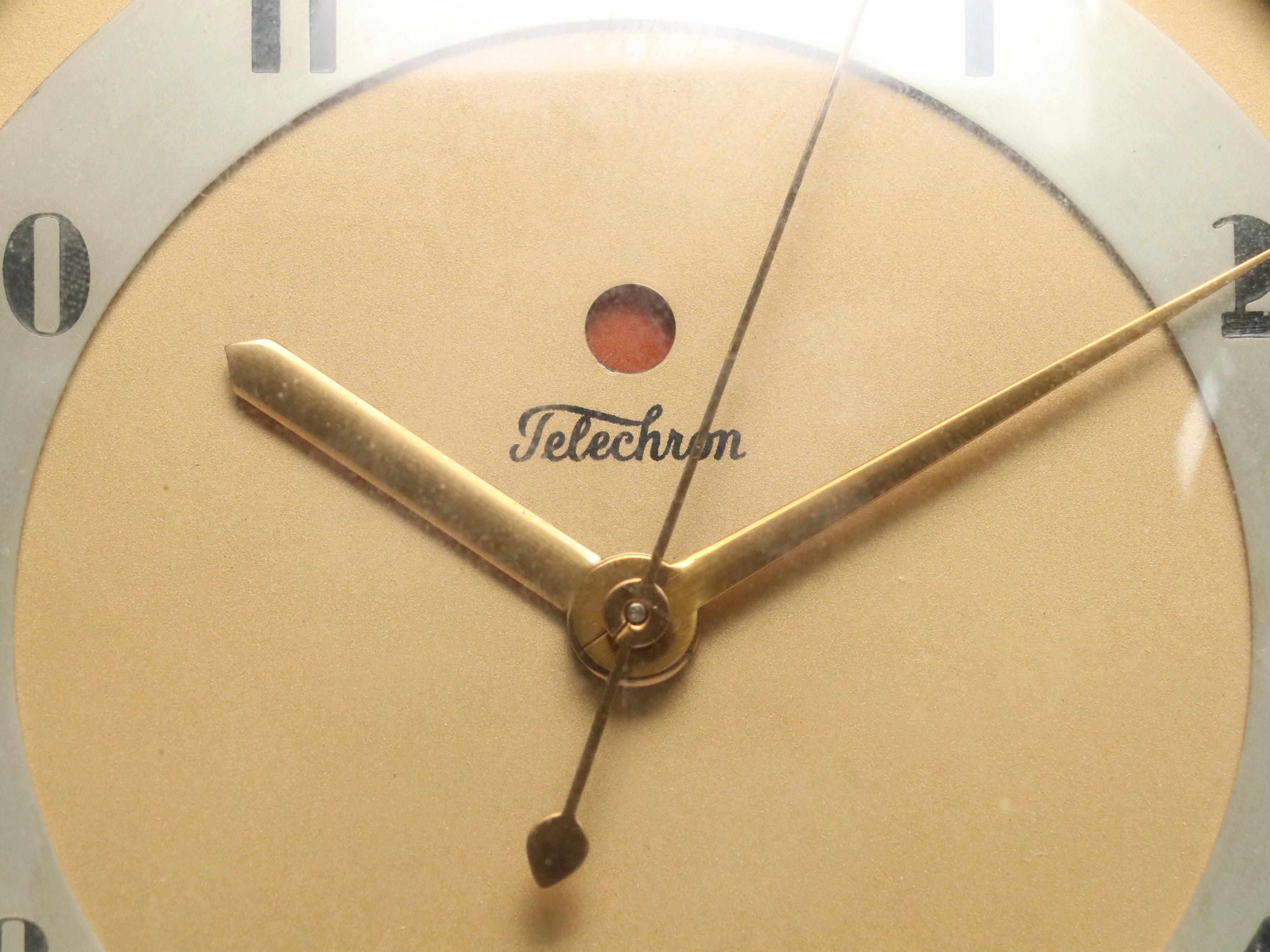 Art Deco Telecron and General Electric Desk Alarm Clocks