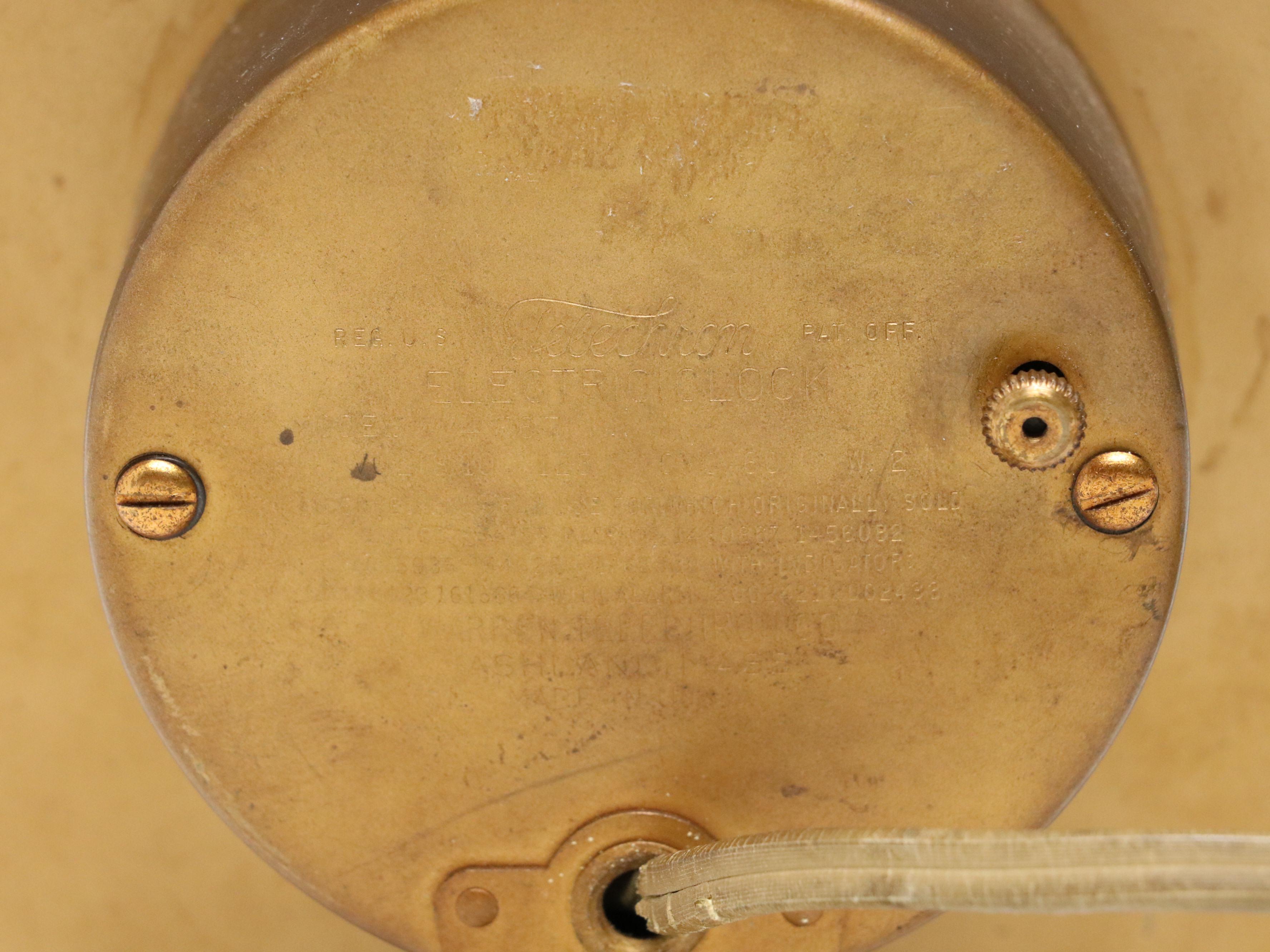 Art Deco Telecron and General Electric Desk Alarm Clocks