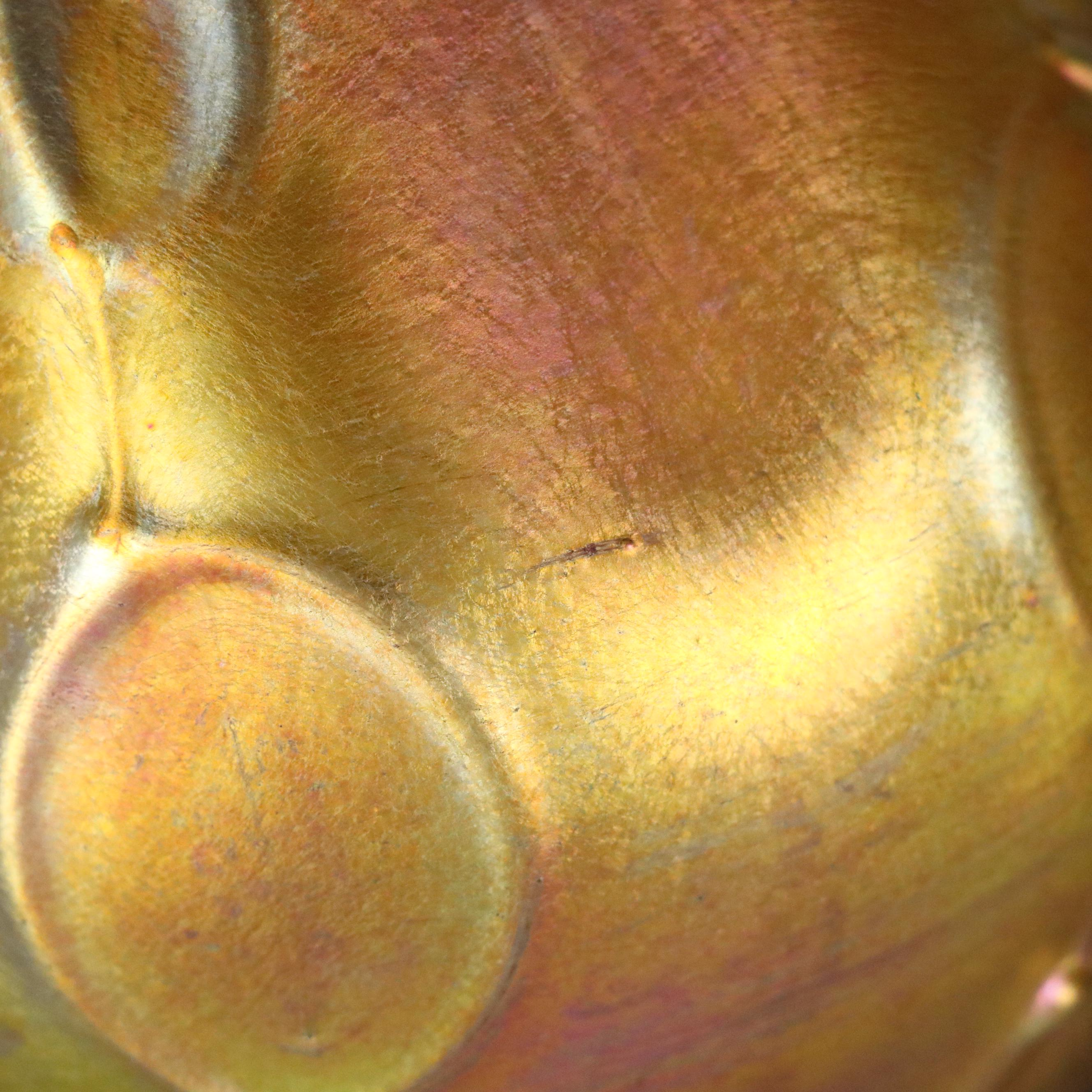 Louis Comfort Tiffany Favrile Art Glass Vase, Early 20th Century