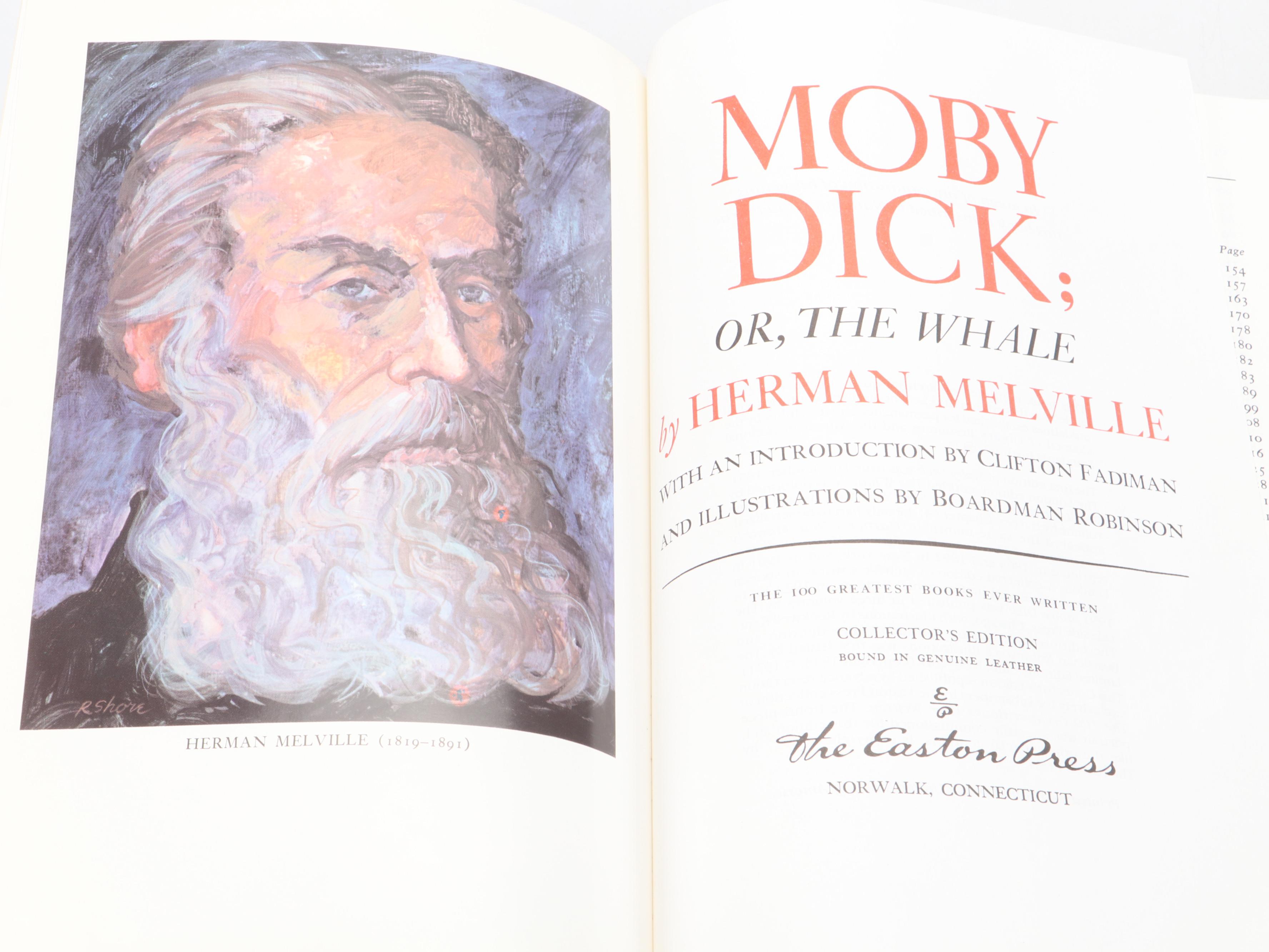 Easton Press "Great Expectations," "Moby Dick," and More Literary Classics