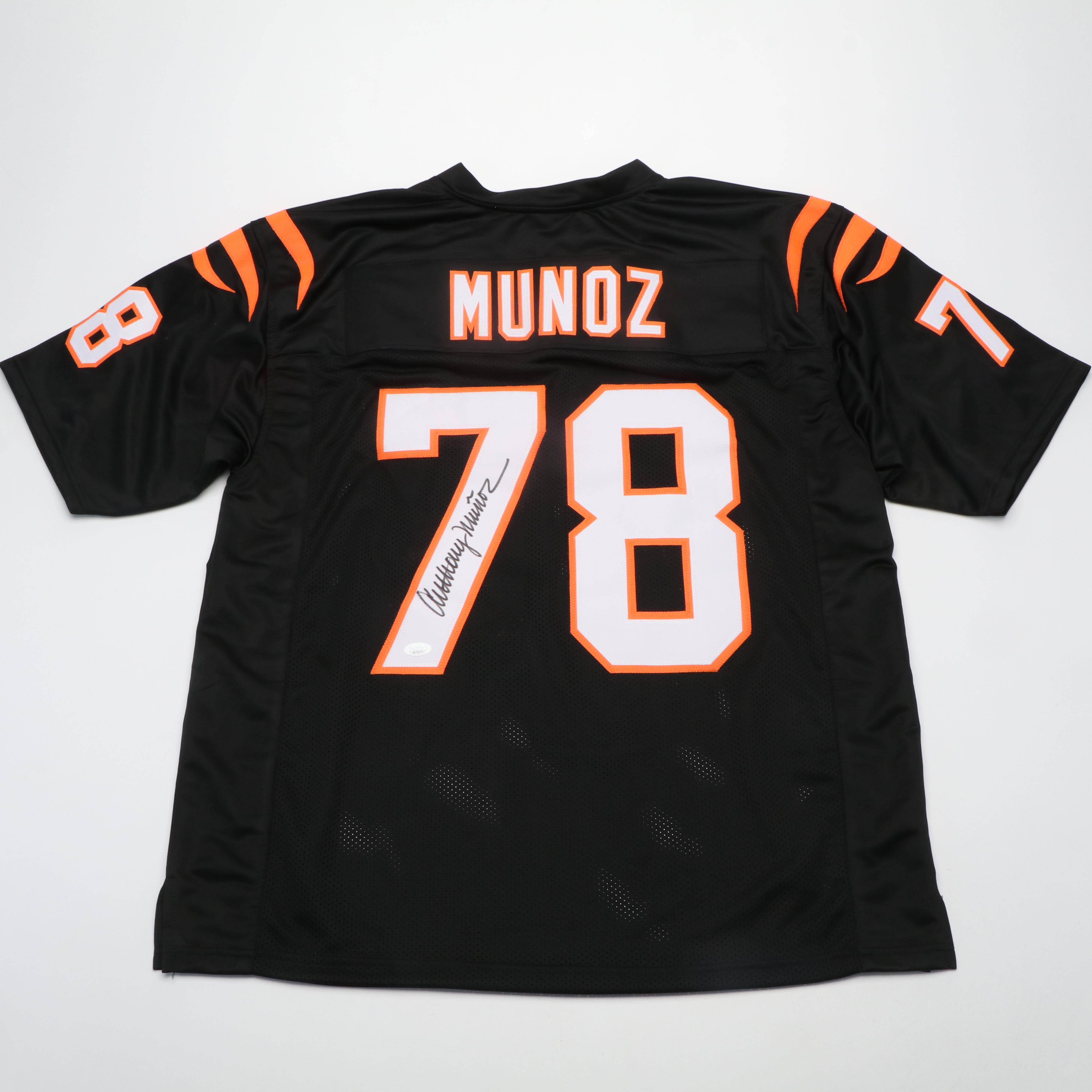 Anthony Muñoz Signed Cincinnati Bengals Football Jersey, JSA