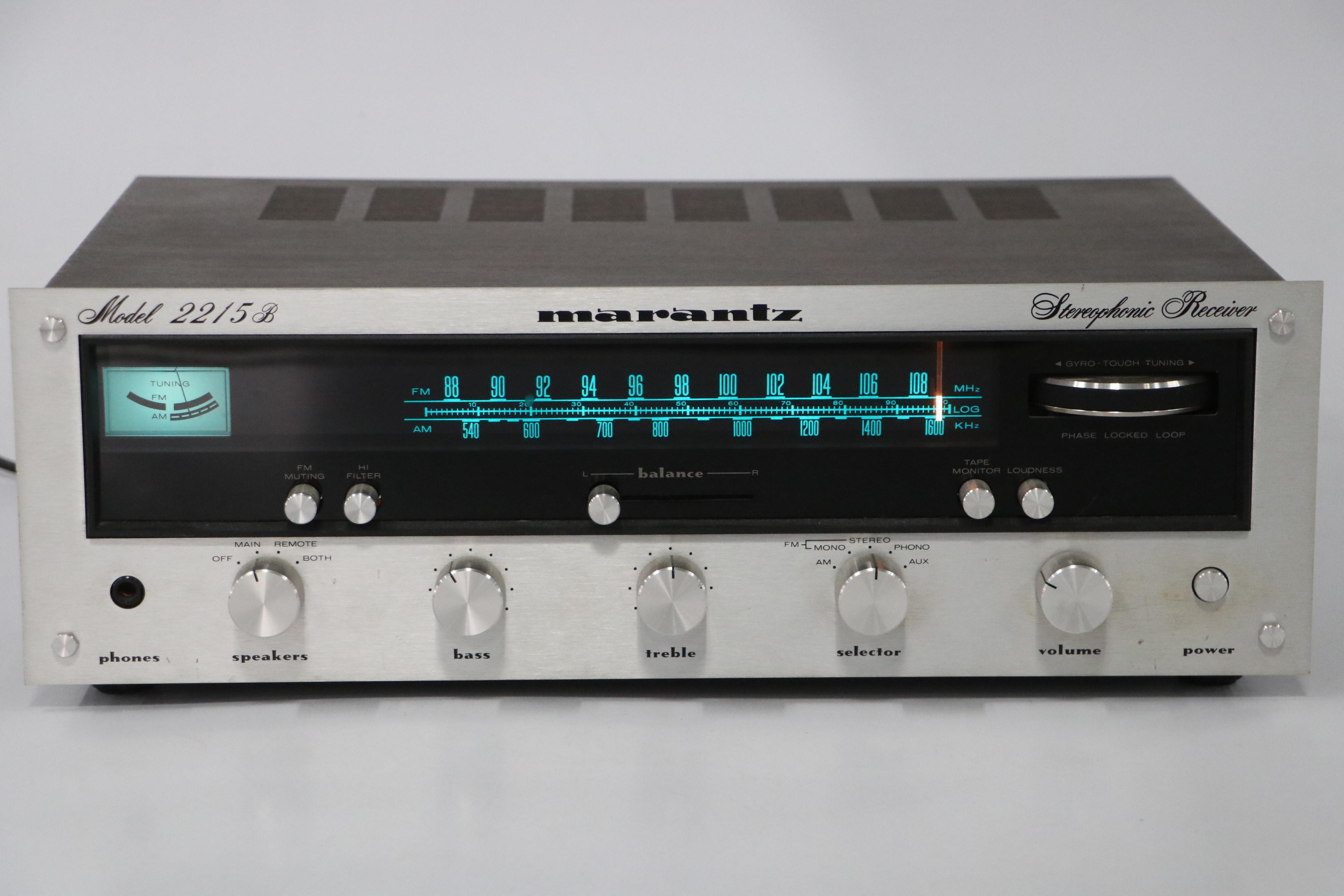 Marantz Model 2215B Stereophonic Solid-State Receiver, 1970s