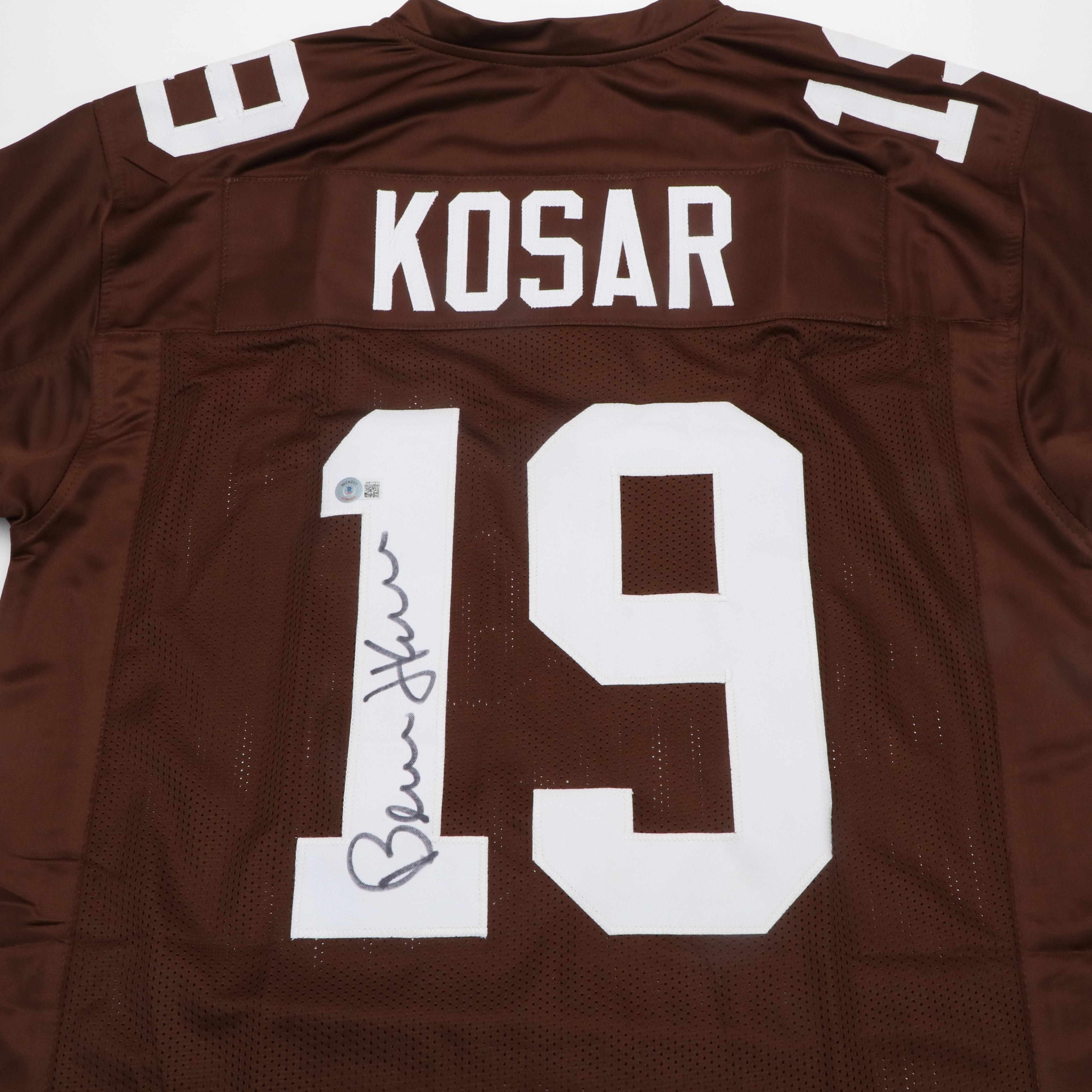 Bernie Kosar Signed Cleveland Browns Football Jersey, Beckett
