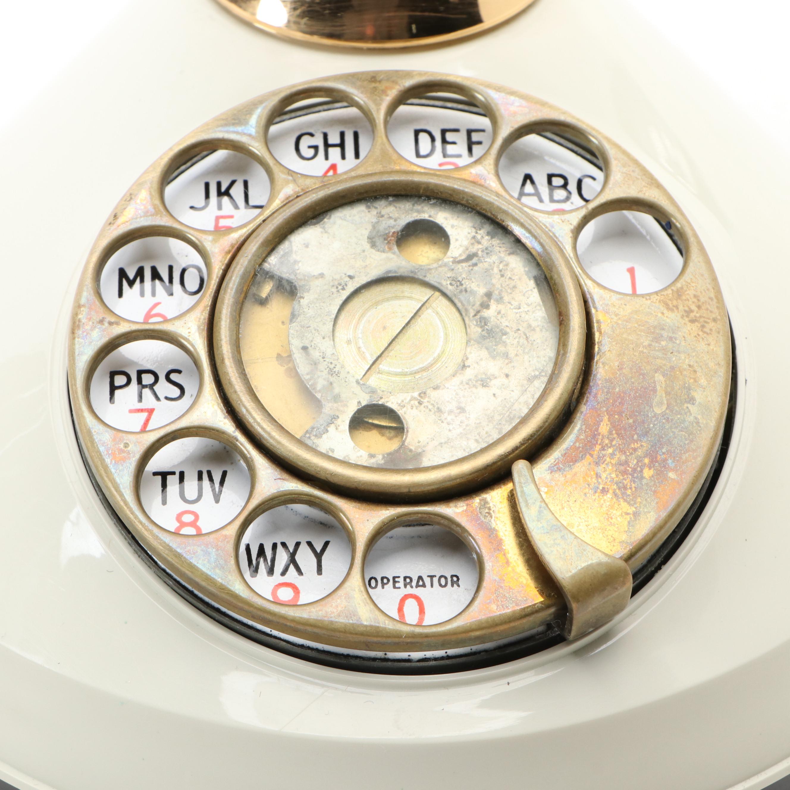 Deco-Tel French Candlestick Style Rotary Dial Telephone