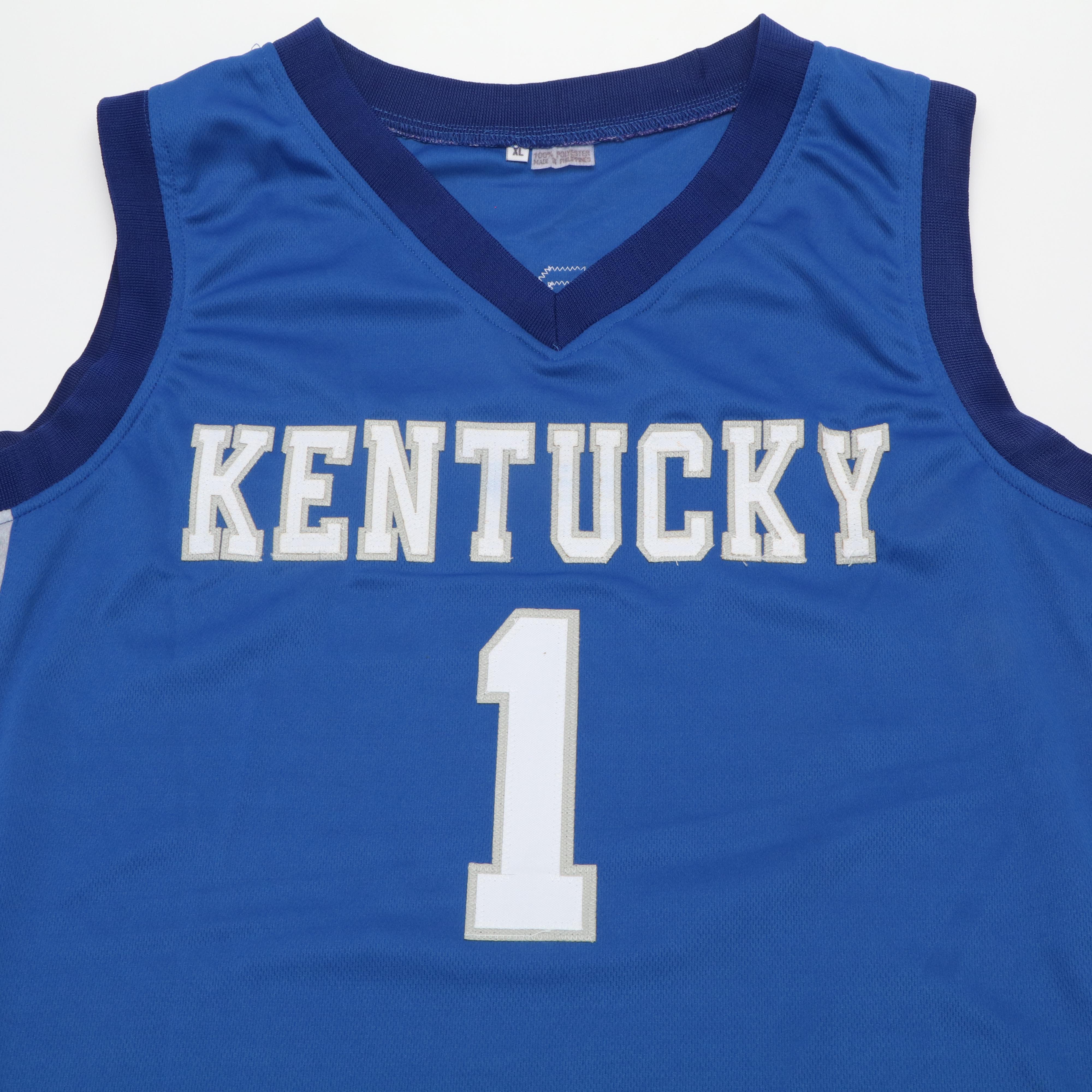 John Calipari Signed University Of Kentucky Basketball Jersey, Beckett