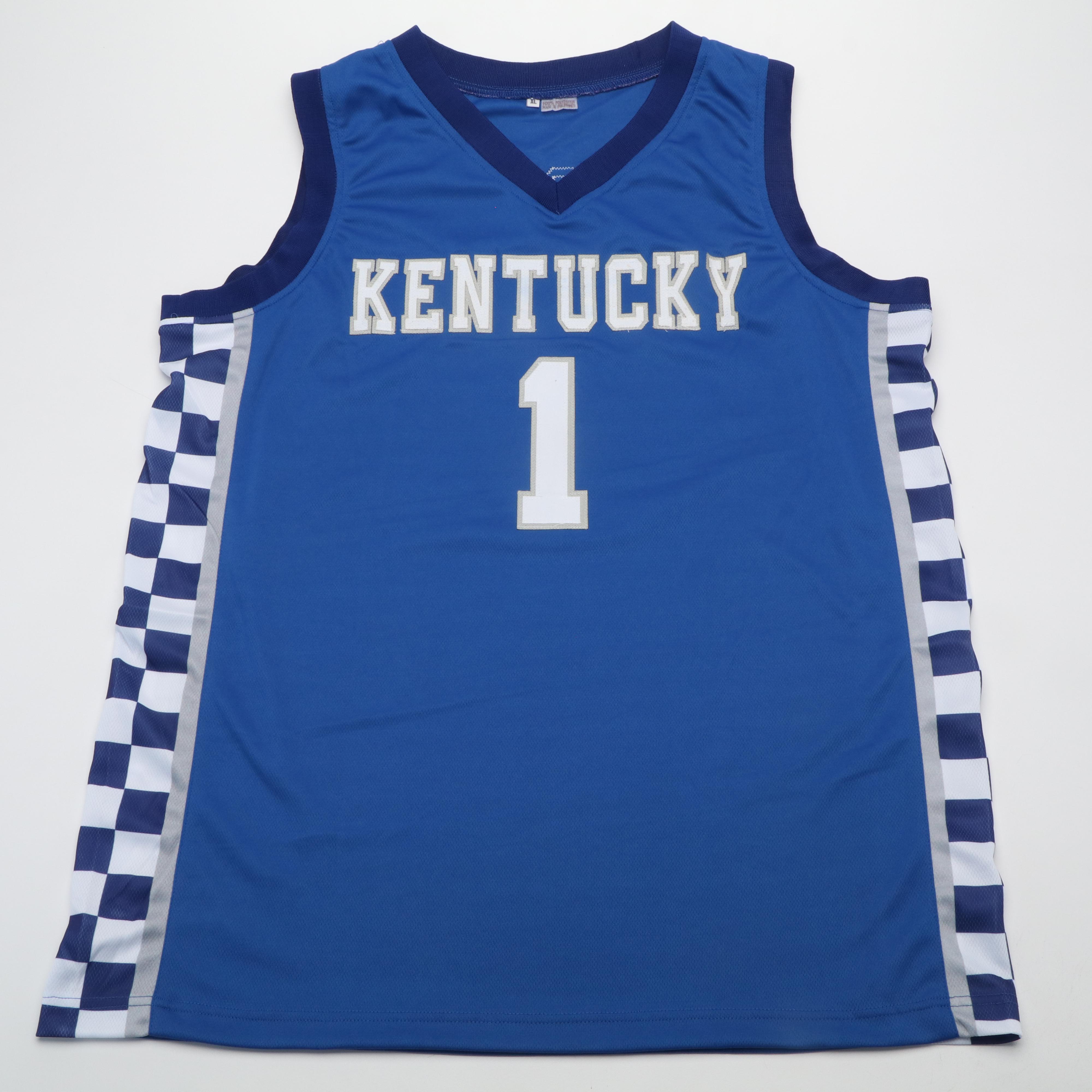 John Calipari Signed University Of Kentucky Basketball Jersey, Beckett