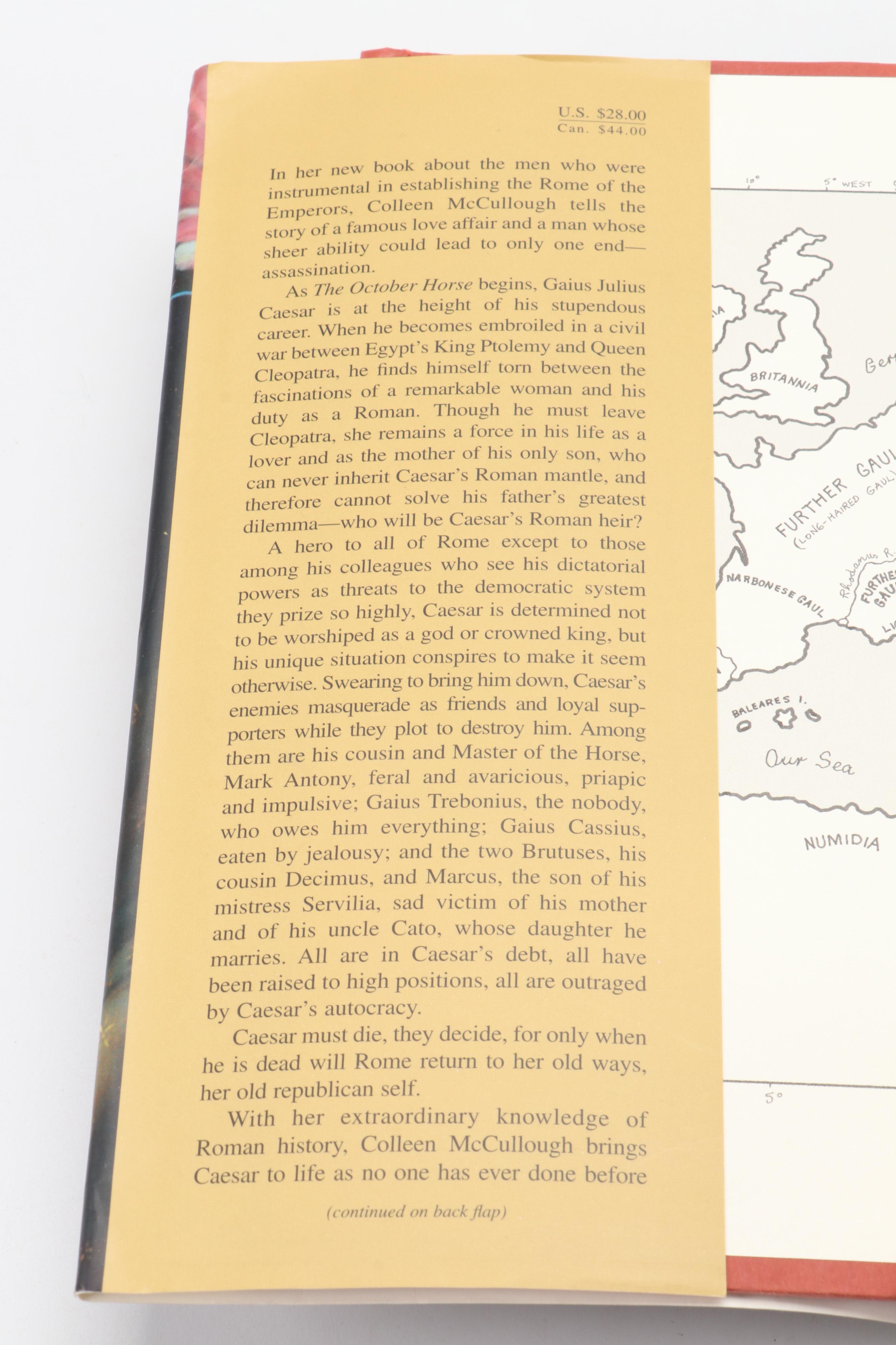 First Edition "Caesar's Women" and More Historical Fiction by Colleen McCullough