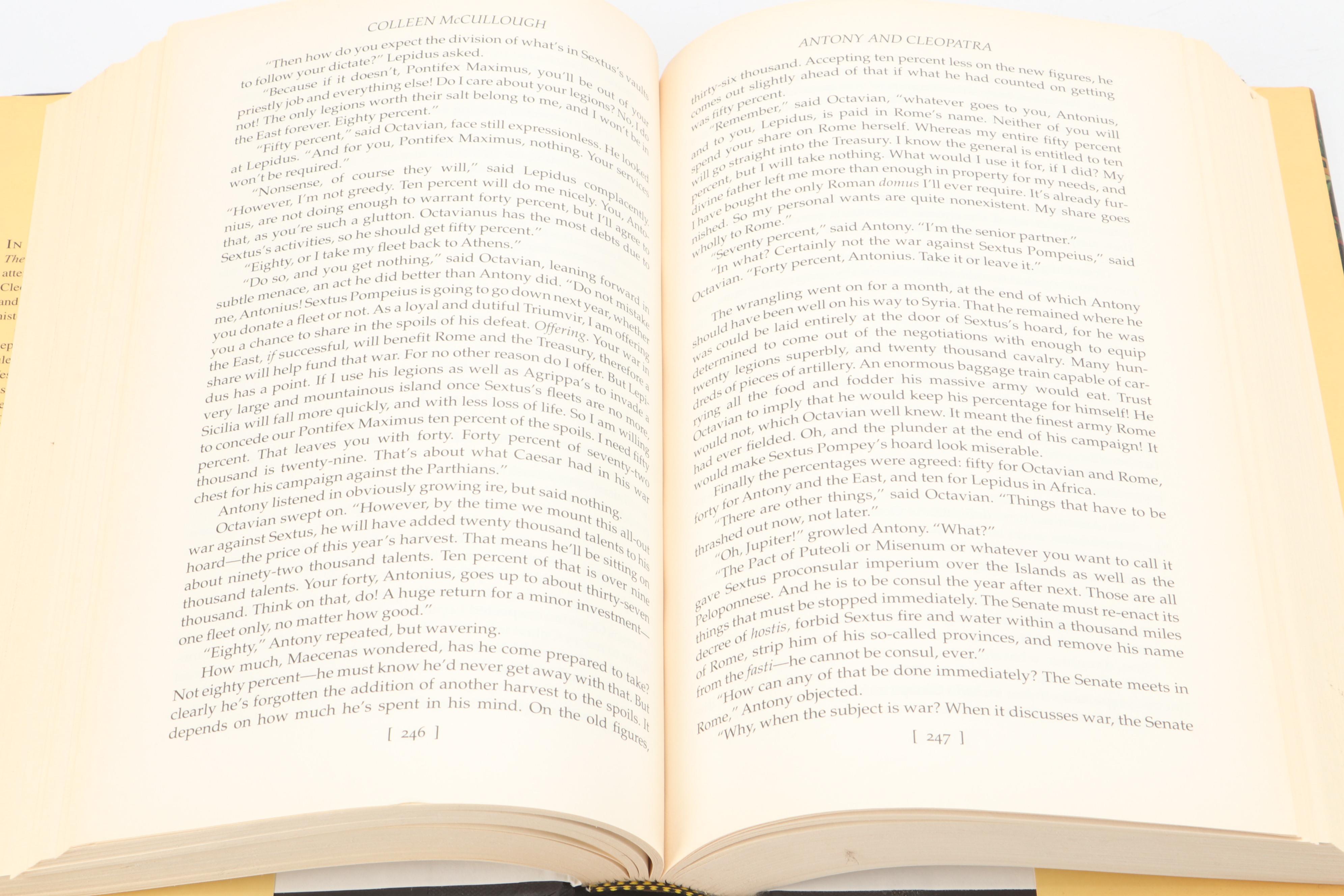 First Edition "Caesar's Women" and More Historical Fiction by Colleen McCullough