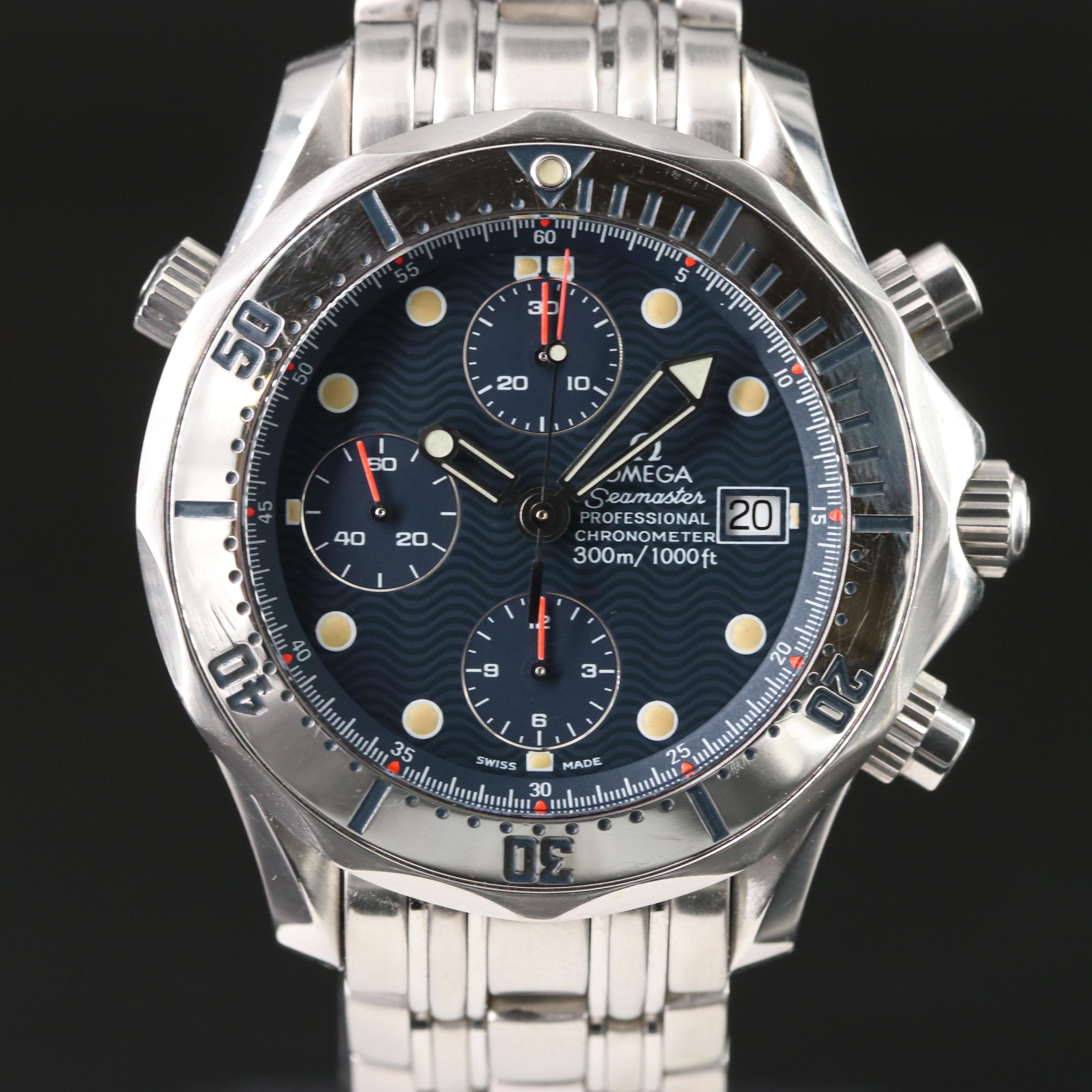 1984 Omega Seamaster Chronograph Watch