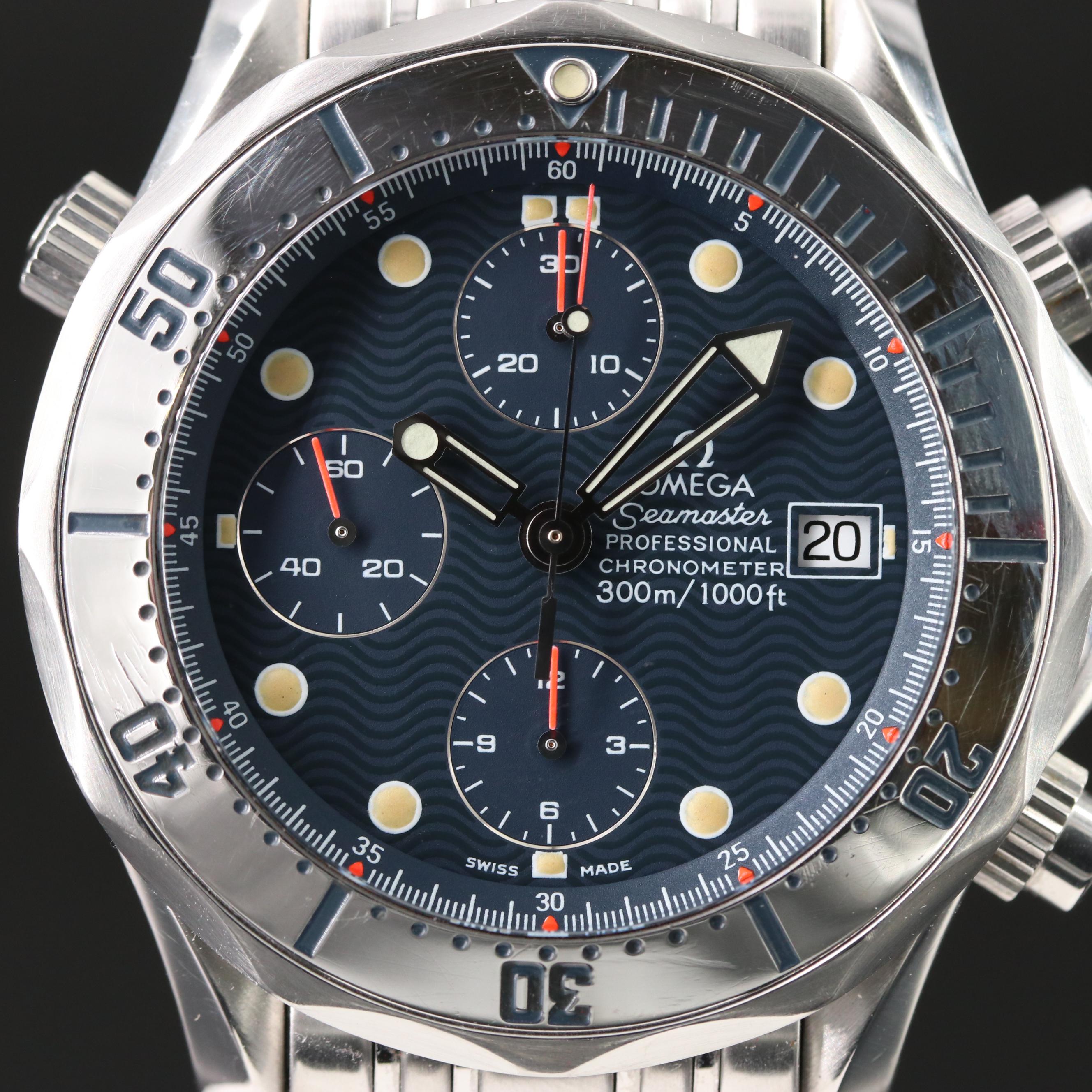 1984 Omega Seamaster Chronograph Watch