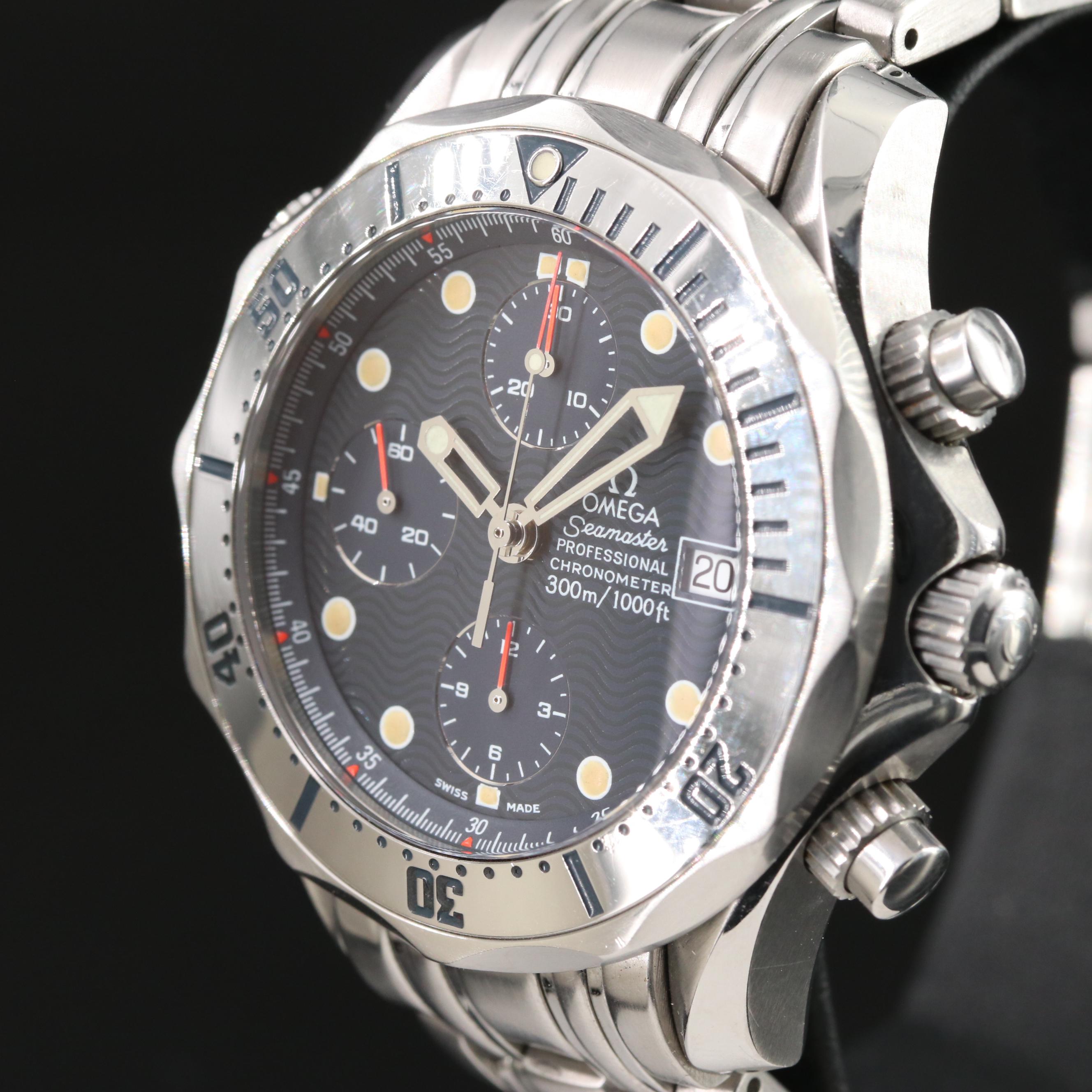 1984 Omega Seamaster Chronograph Watch