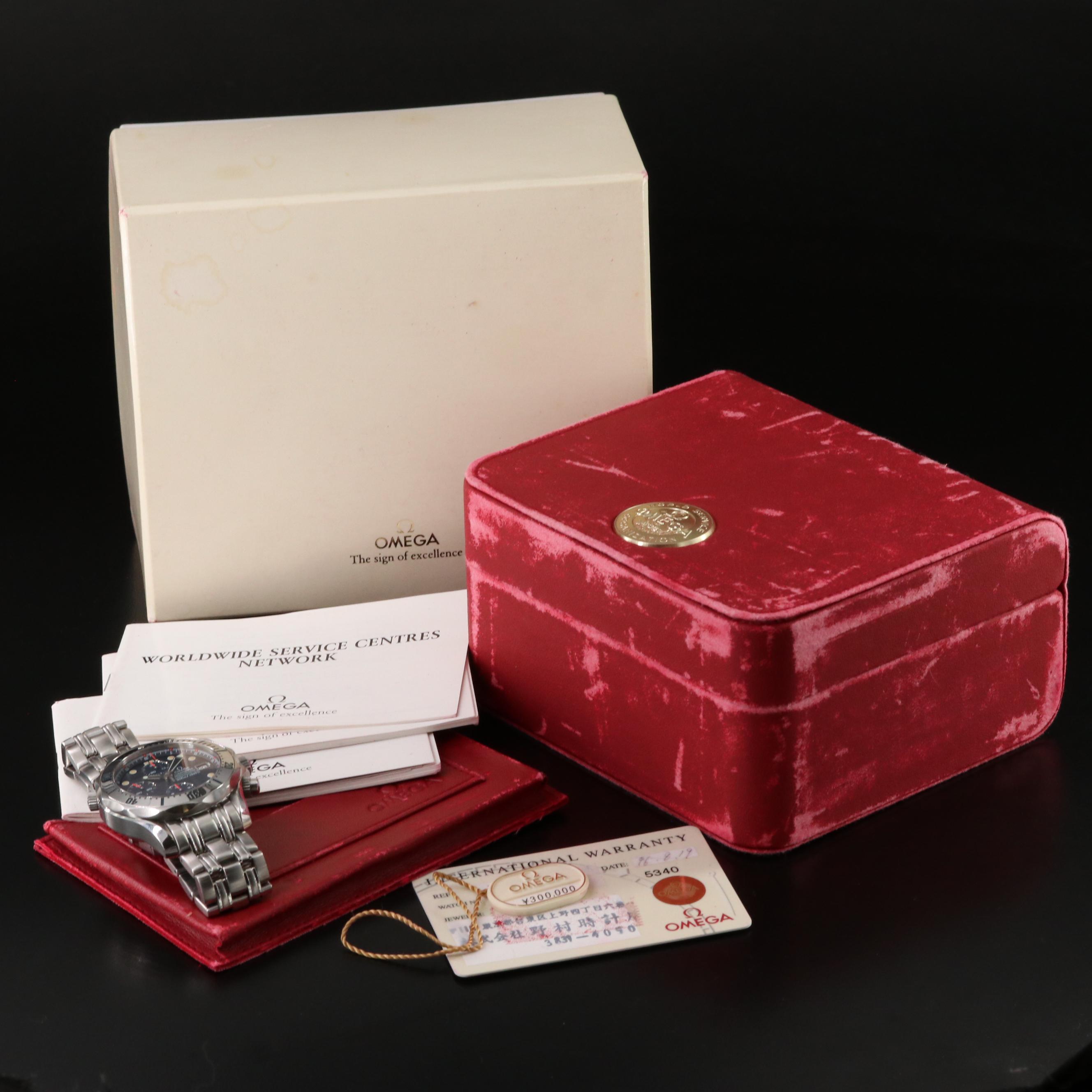 1984 Omega Seamaster Chronograph Watch