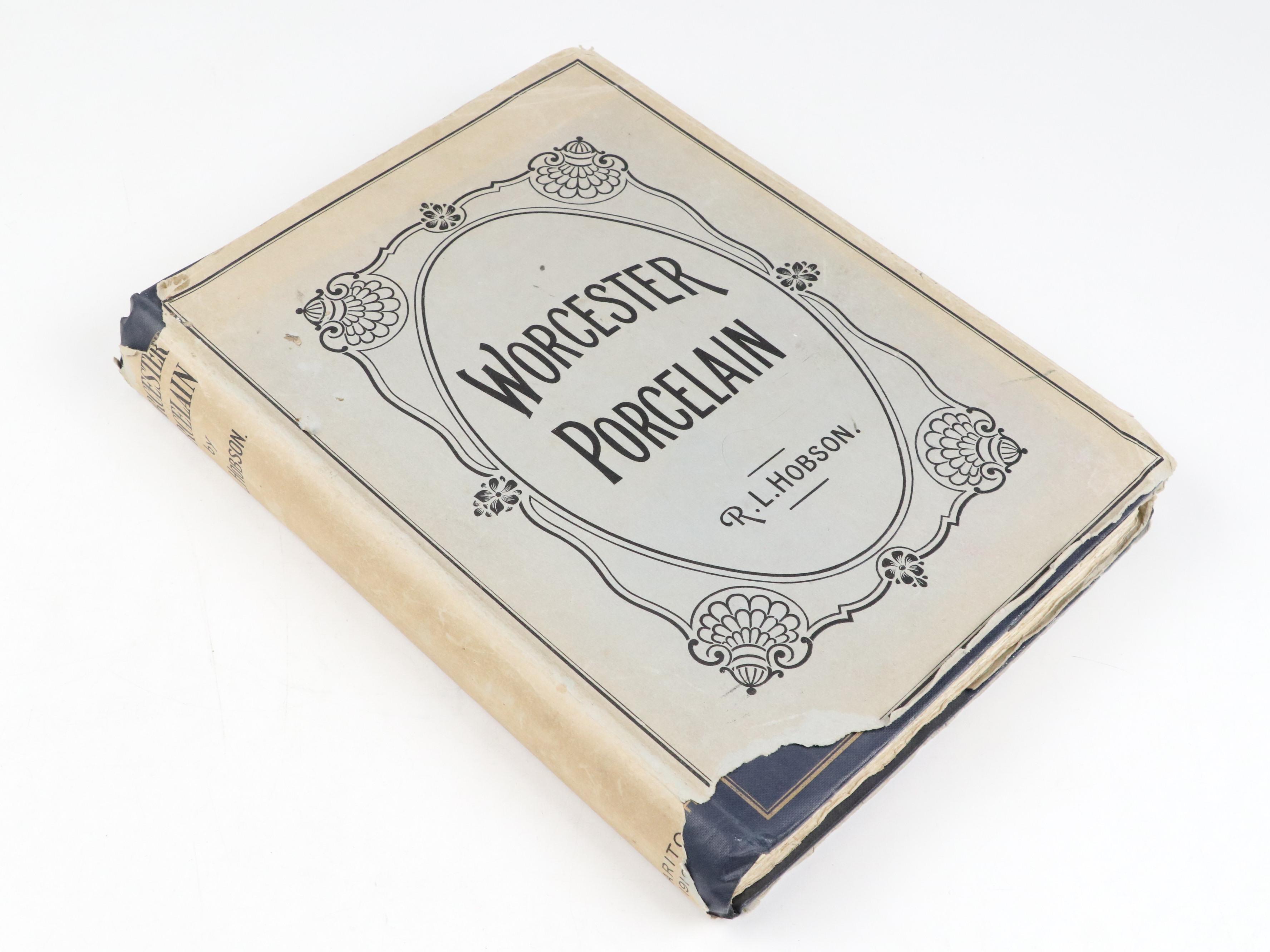 Royal Worchester "Millennium" Mantel Clock and "Worchester Porcelain" Book