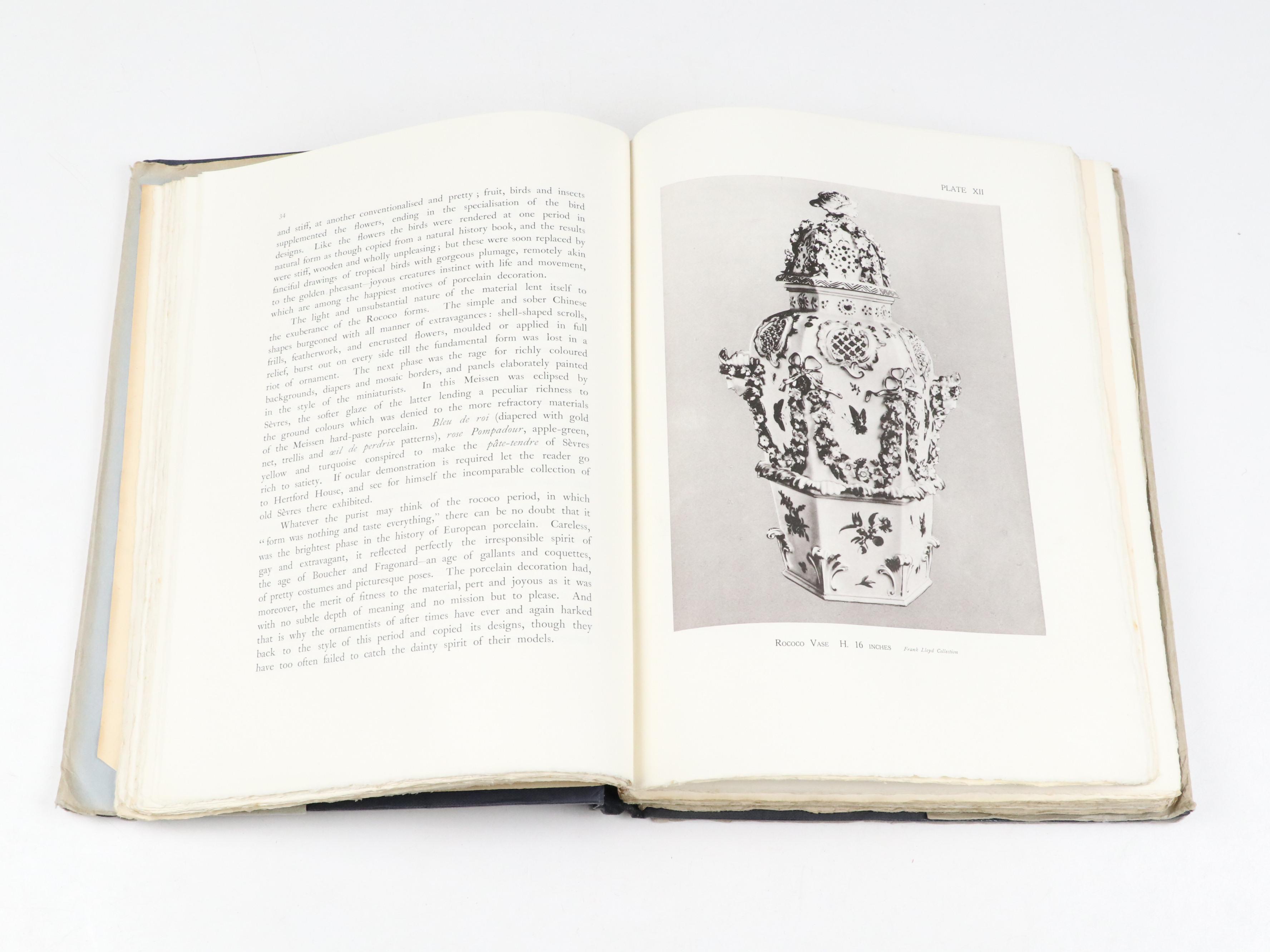 Royal Worchester "Millennium" Mantel Clock and "Worchester Porcelain" Book