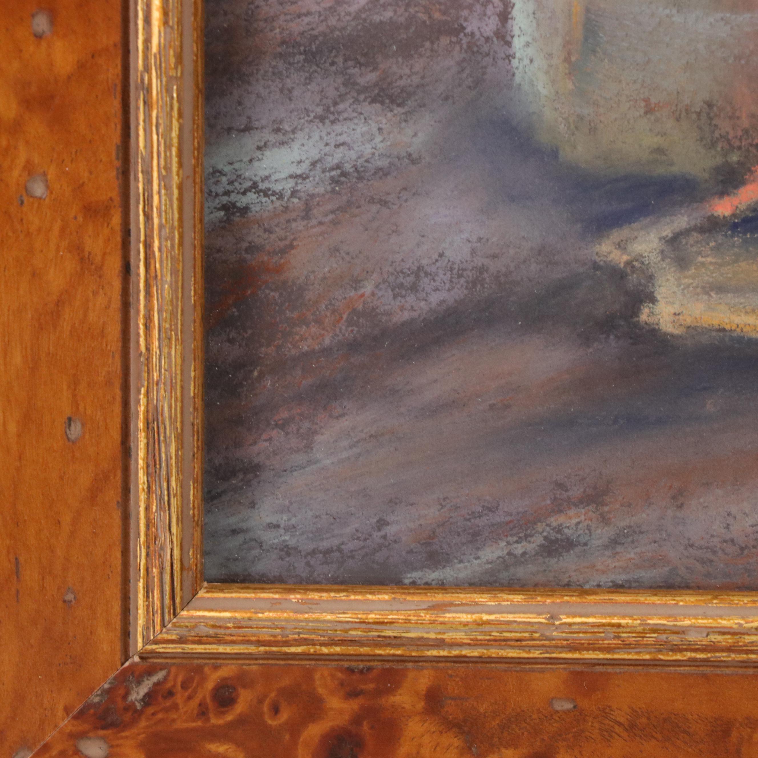 Carolyn Ott Martin Pastel Drawing "Still Life," 21st Century