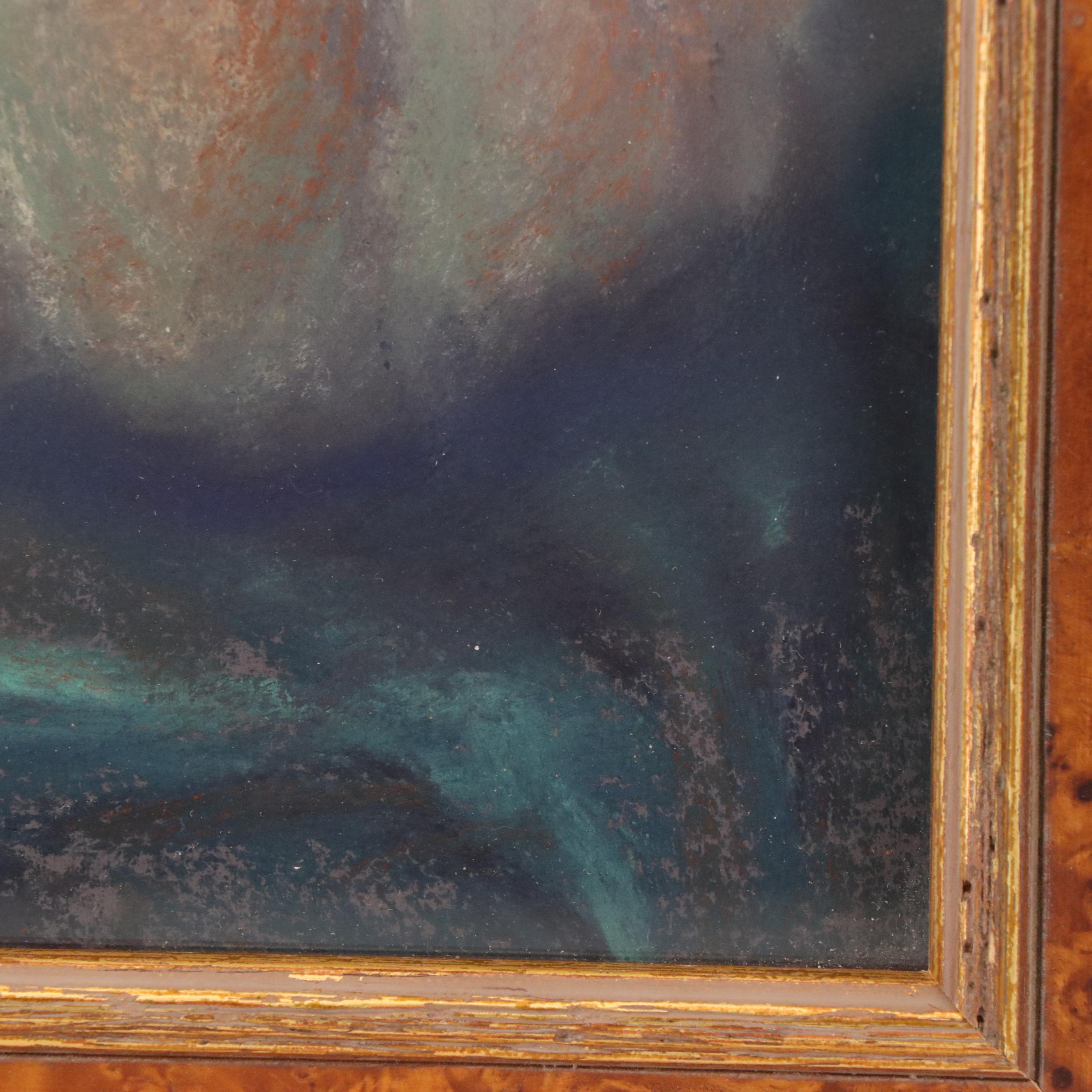 Carolyn Ott Martin Pastel Drawing "Still Life," 21st Century