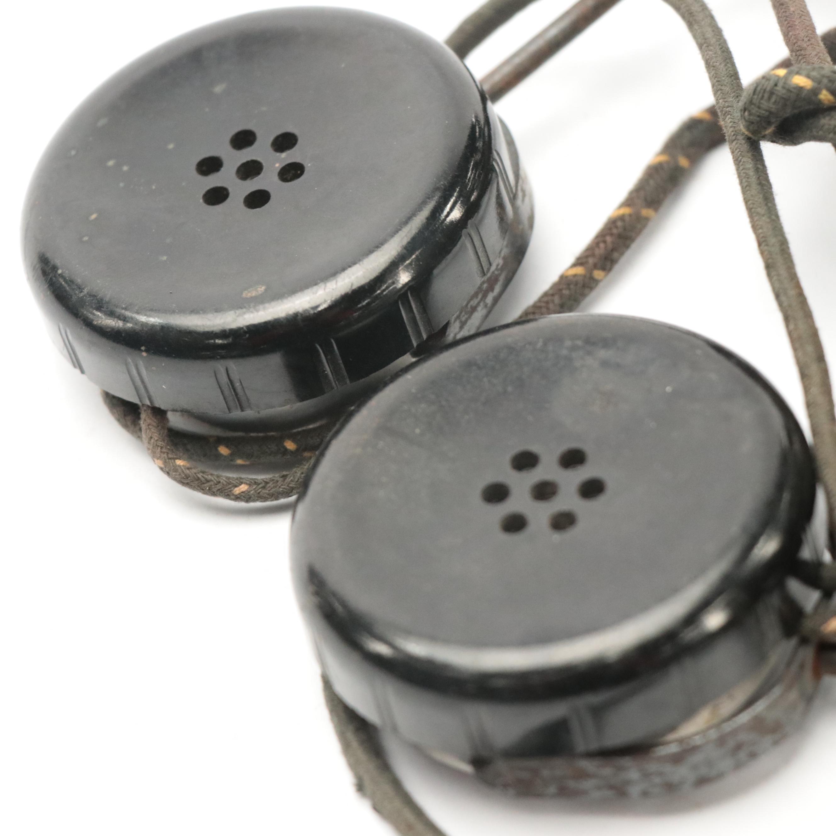 Stromberg-Carlson Hotel Wall-Mount Telephone Set with Headphones