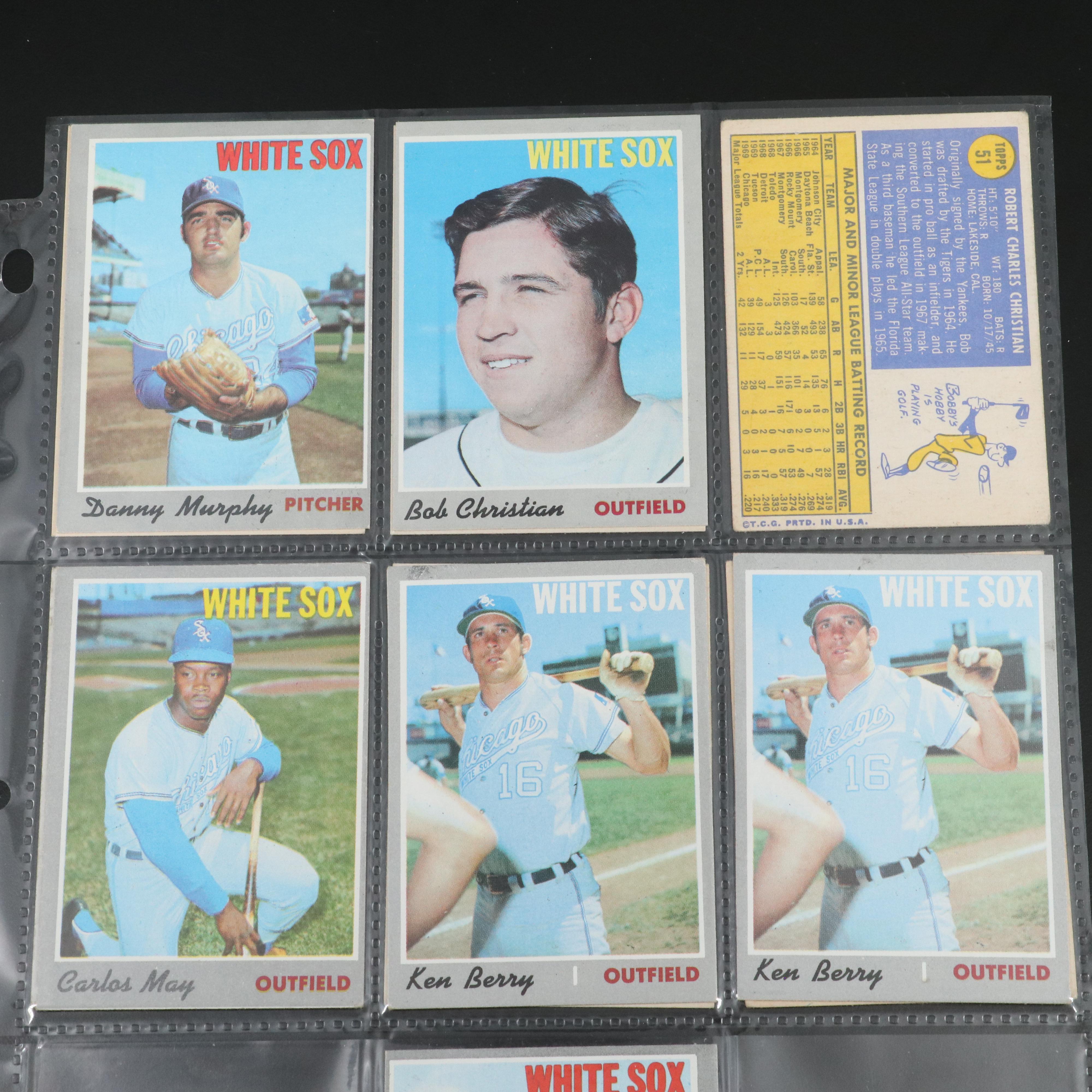 1970 Topps Baseball Cards Featuring Hank Aaron, Roberto Clemente, and More