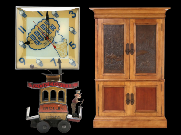 Curated Nostalgia: Dairy Queen Collectibles, Vintage Tin Toys, Antiques & Décor