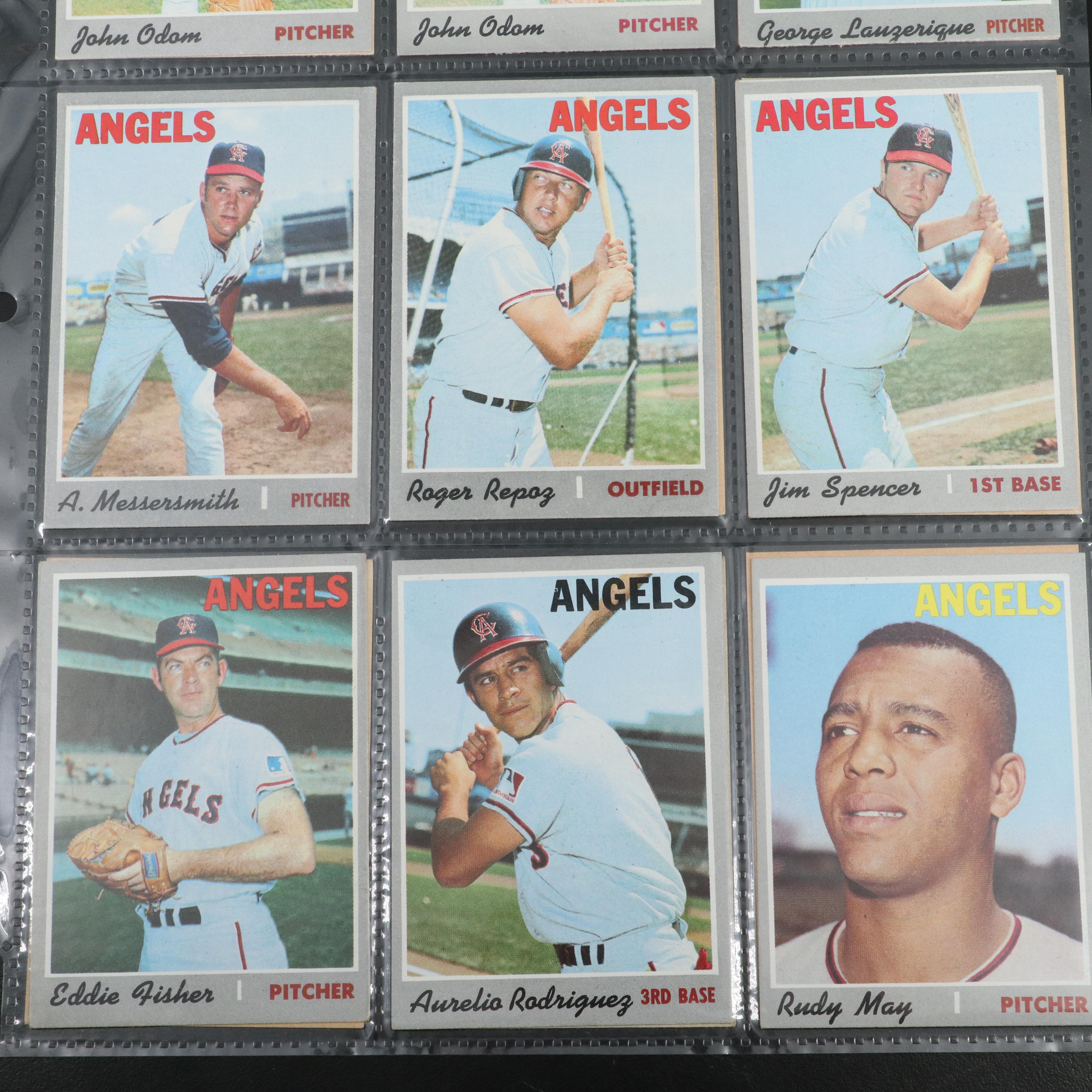 1970 Topps Baseball Cards Featuring Hank Aaron, Roberto Clemente, and More