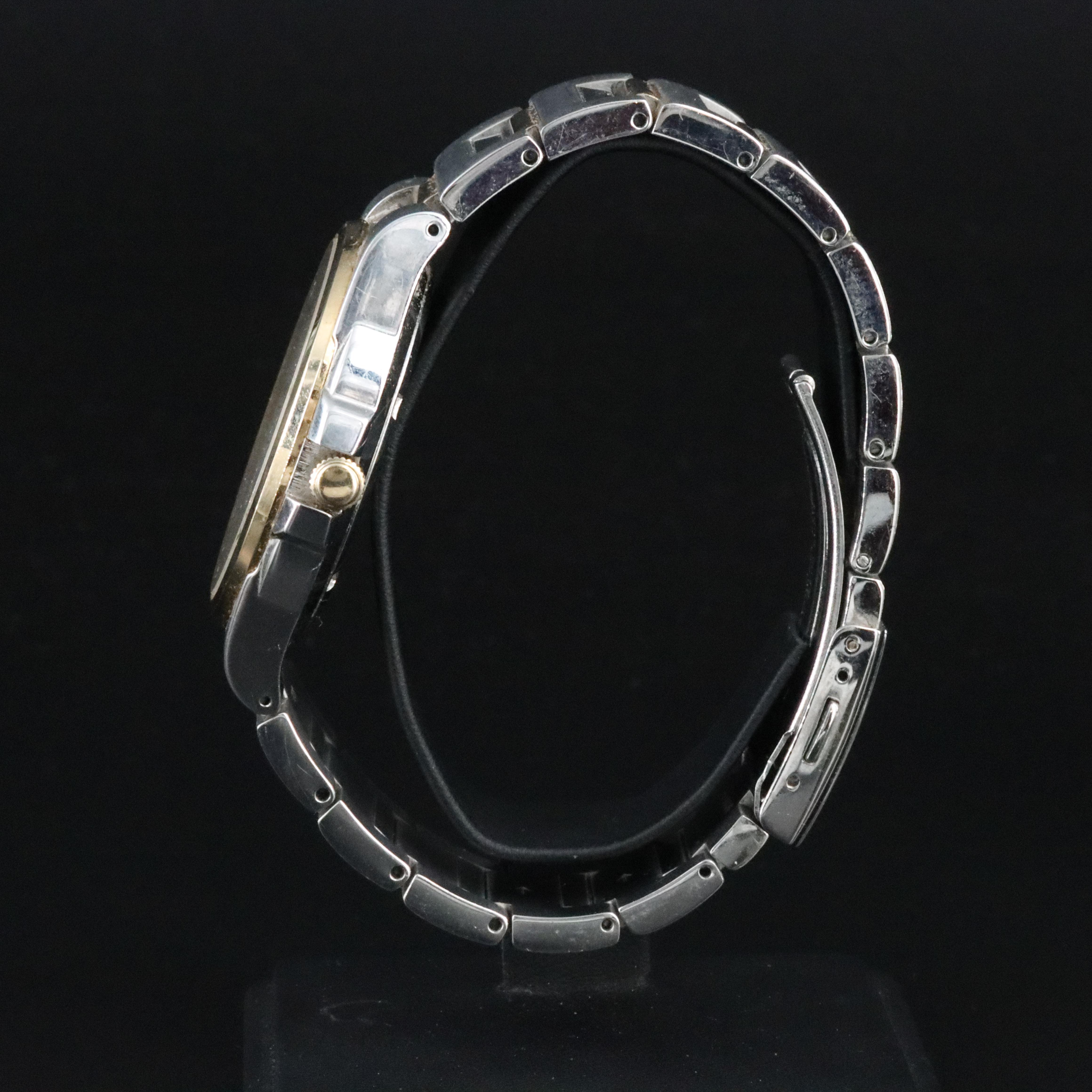 Seiko Solar 100M Two-Tone Date Watch