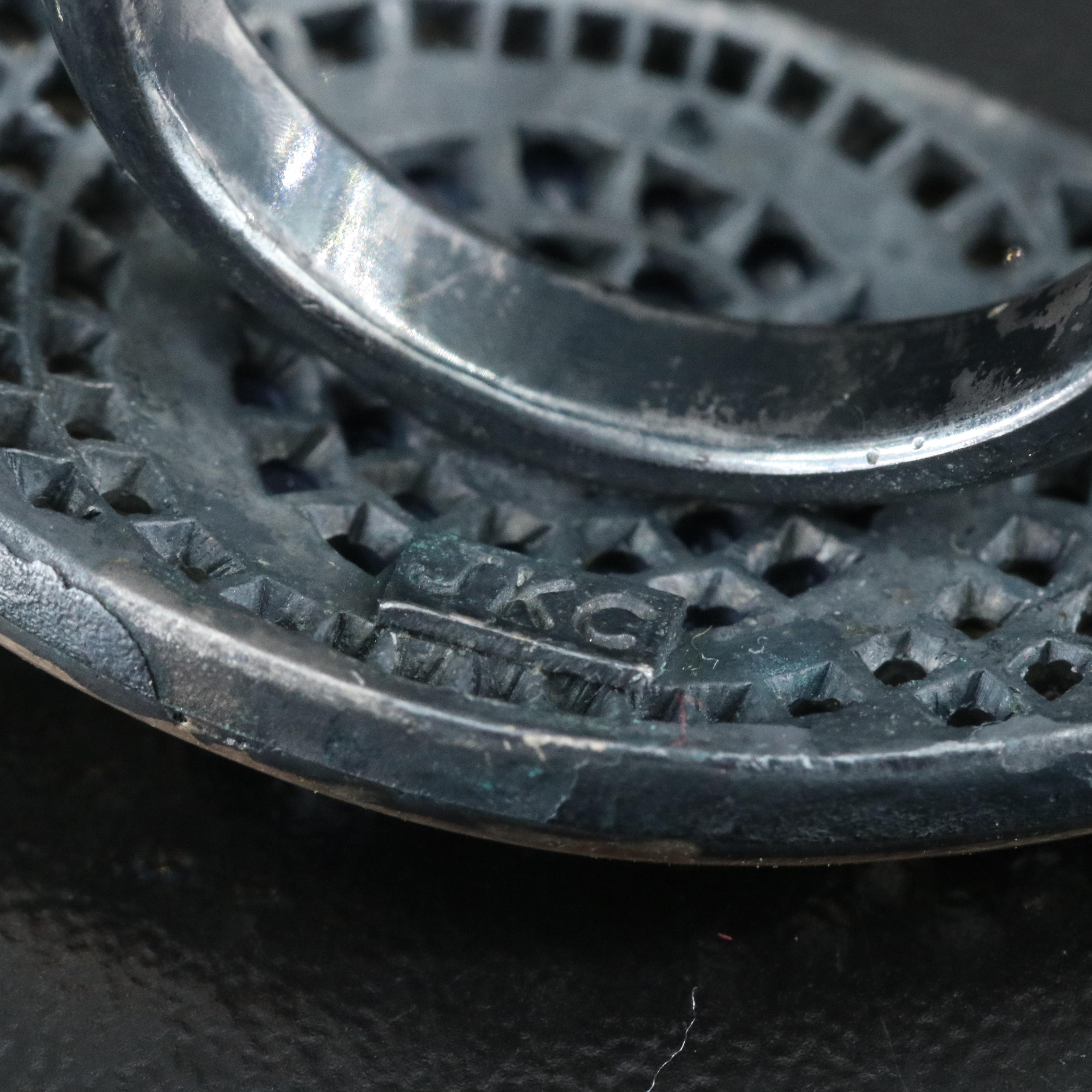 Jessica Kagan Cushman Sterling Gemstone Evil Eye Ring and Necklace