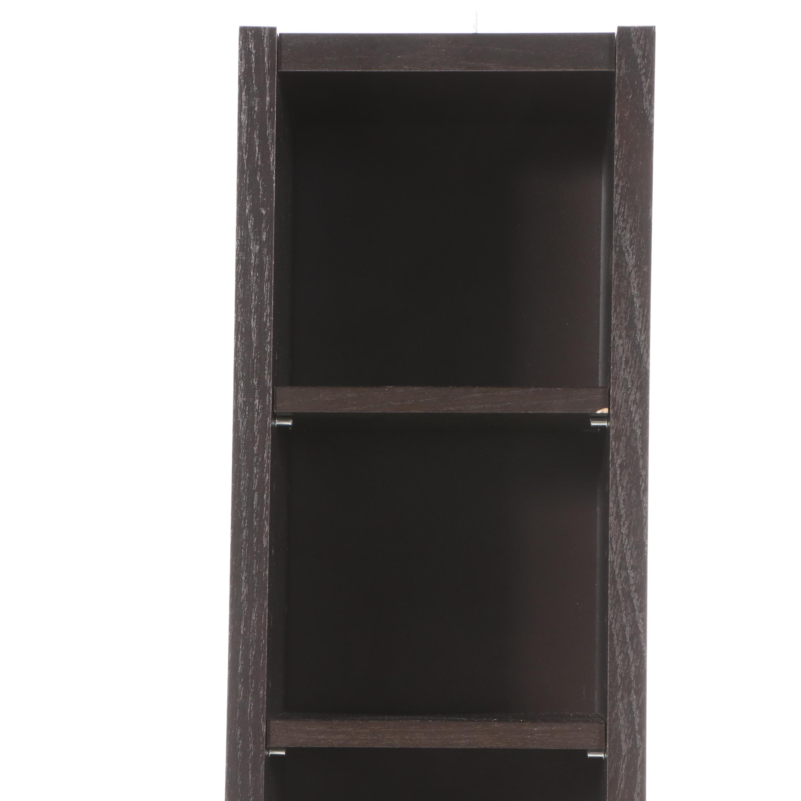 IKEA Benno Black Finish Narrow Media Storage Tower