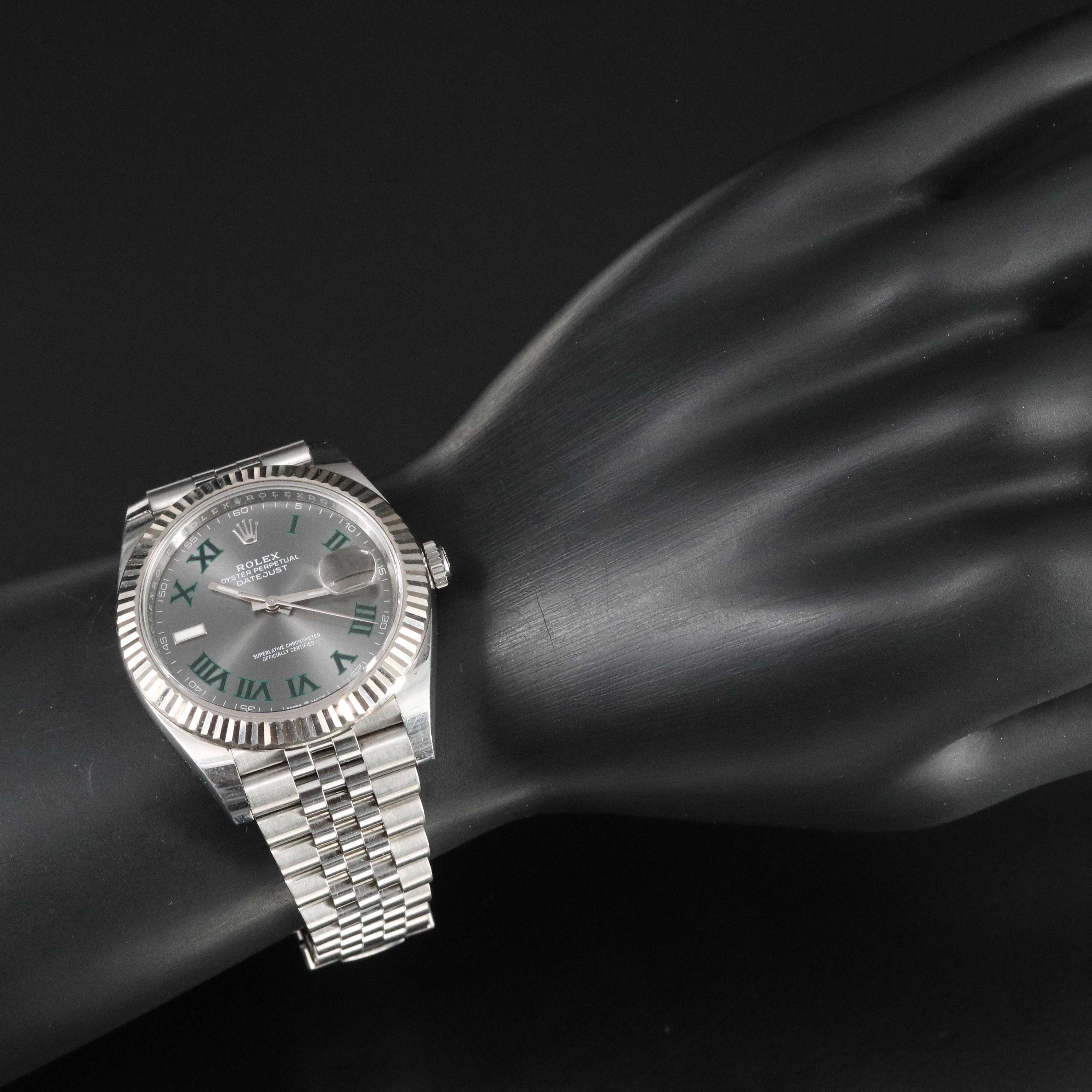 Rolex Datejust Wimbledon Dial Watch