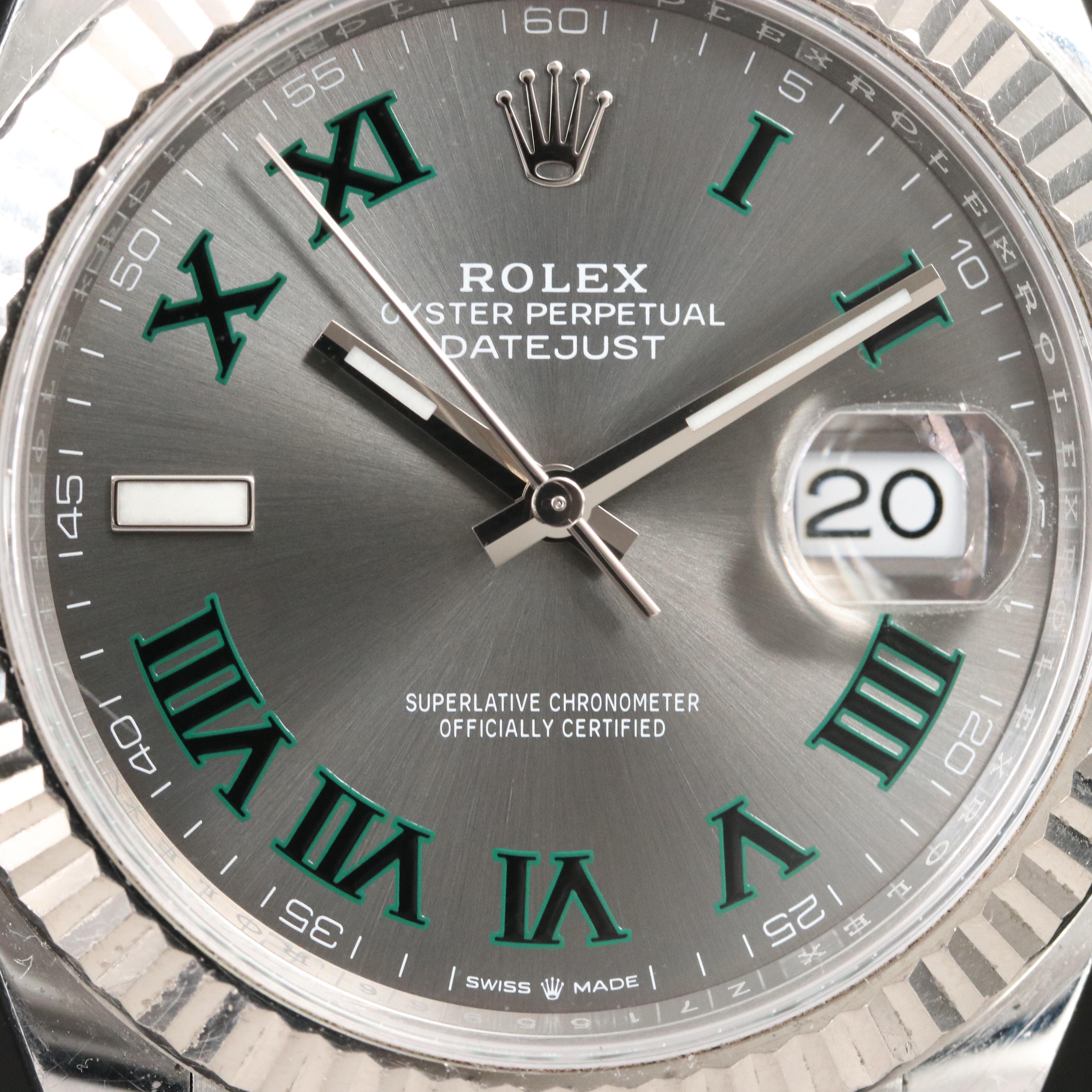 Rolex Datejust Wimbledon Dial Watch