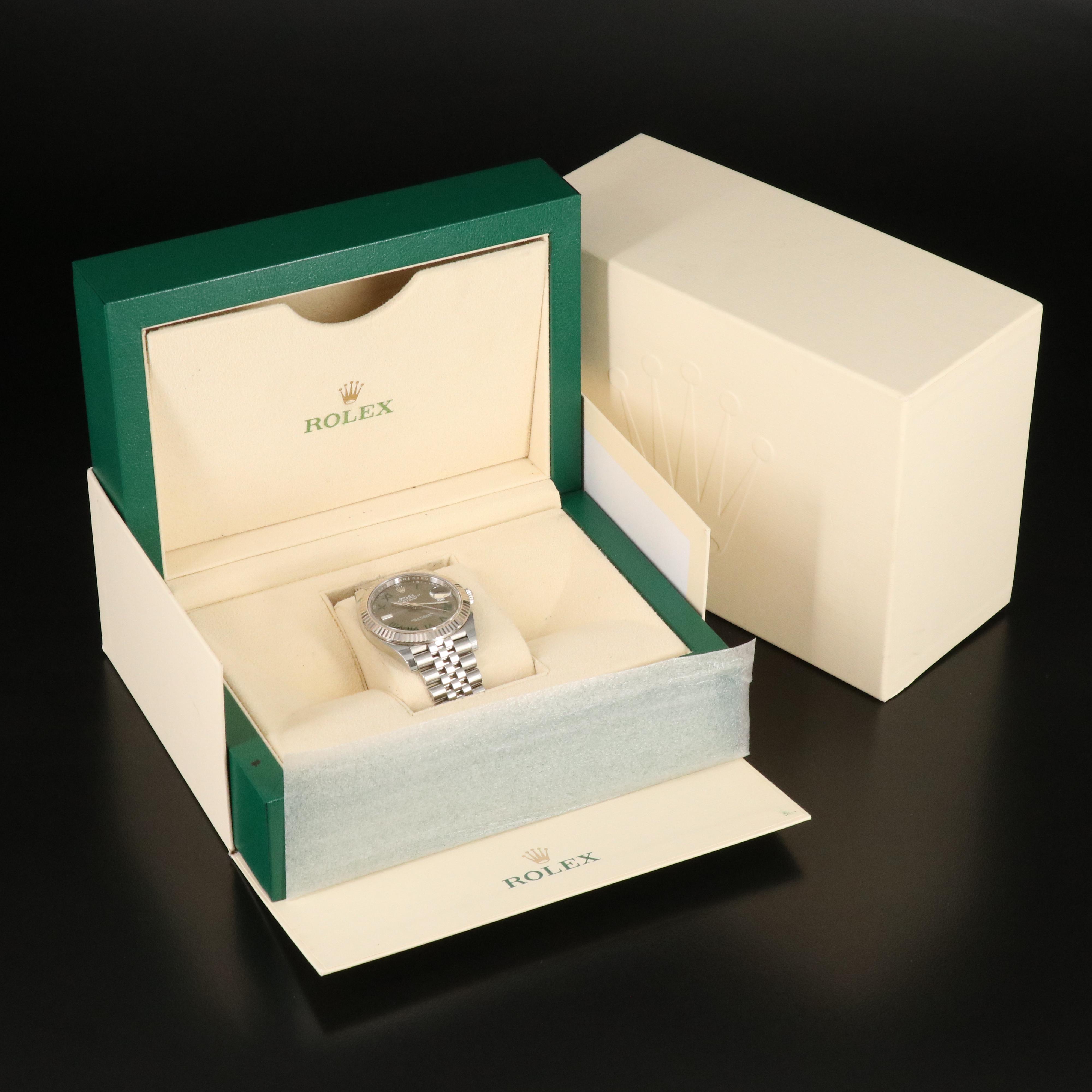 Rolex Datejust Wimbledon Dial Watch