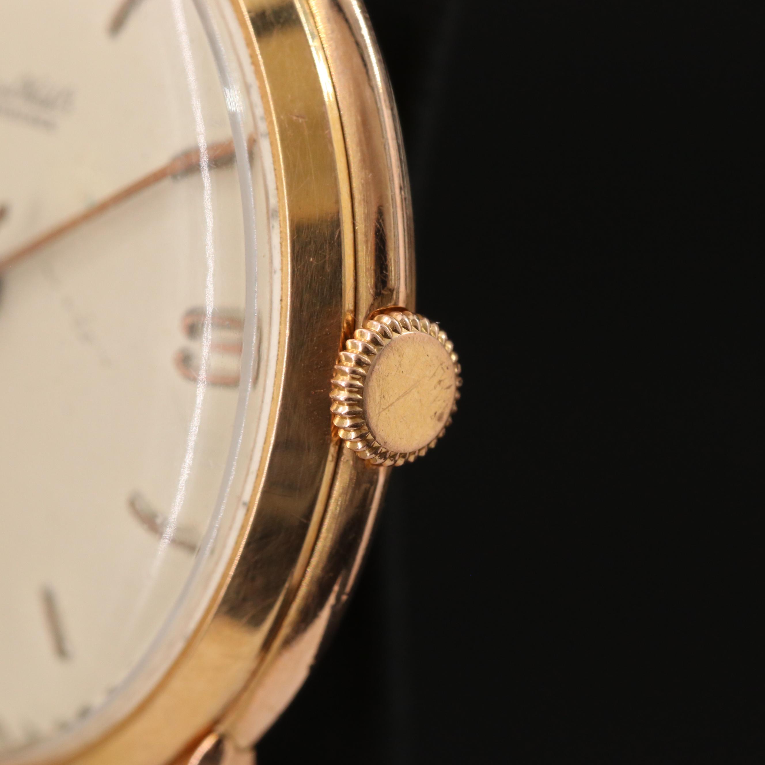International Watch Co. (IWC) 18K Gold 36.5mm Manual Wind Watch