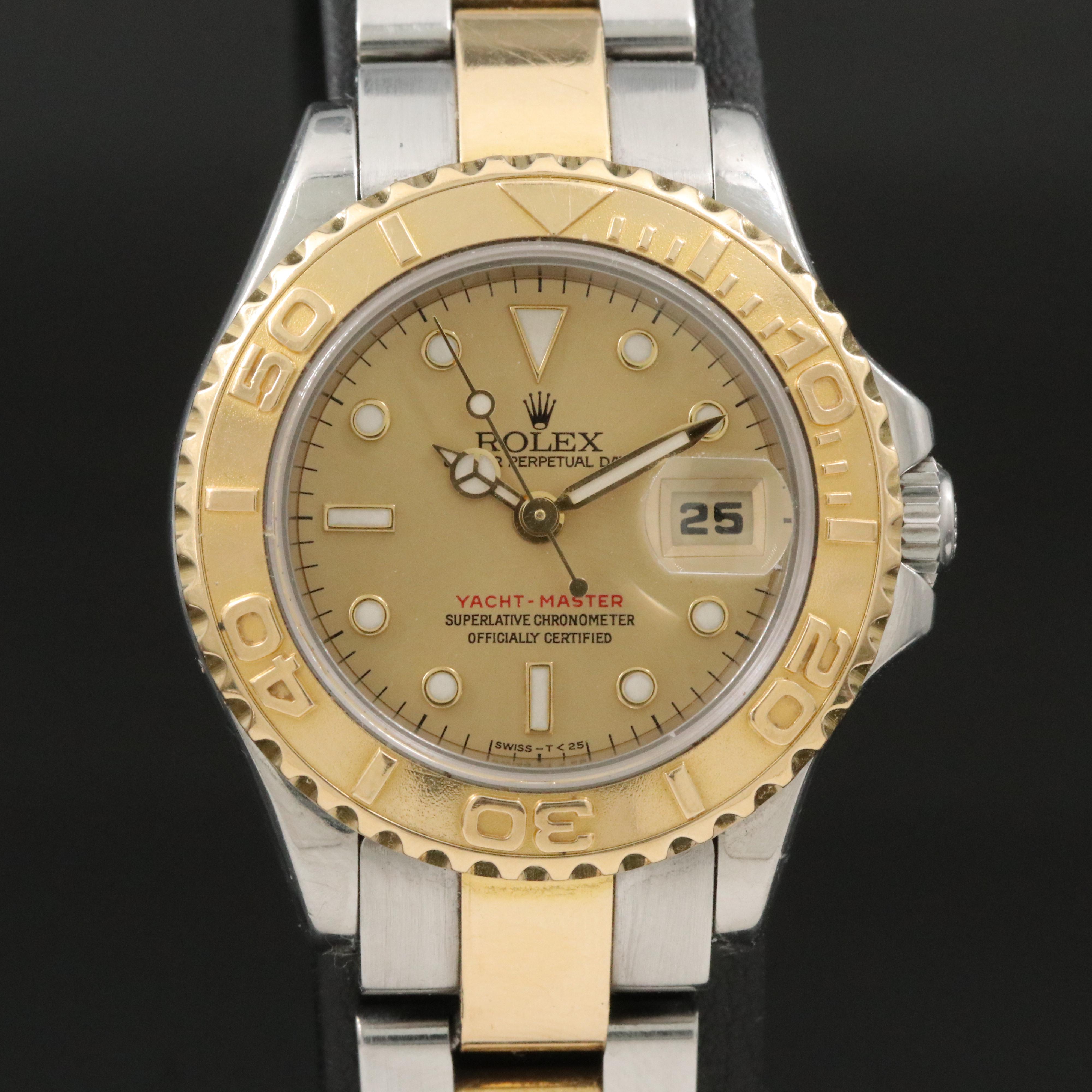1997 - 1998 Rolex Yacht-Master Date 18K and Steel Watch