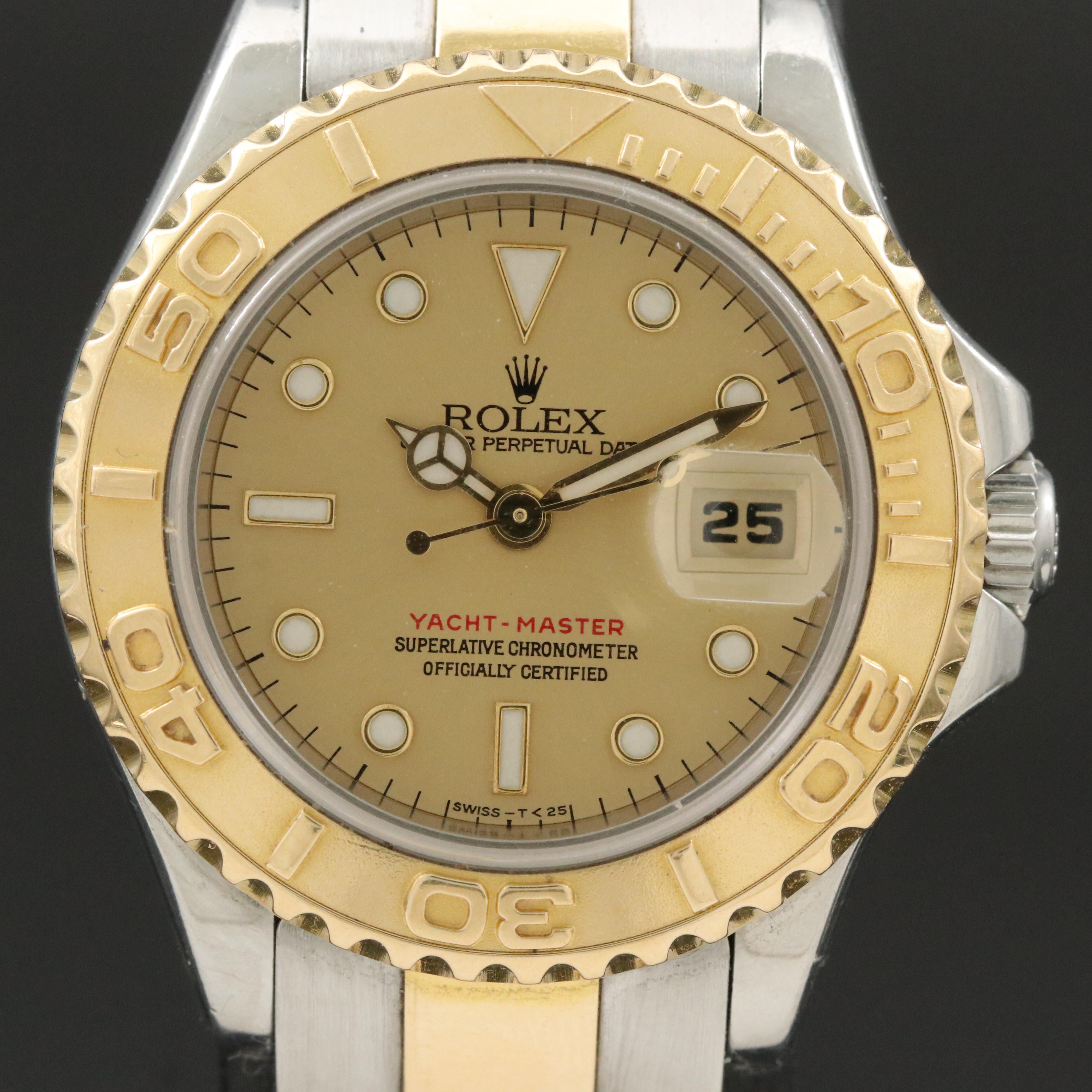1997 - 1998 Rolex Yacht-Master Date 18K and Steel Watch