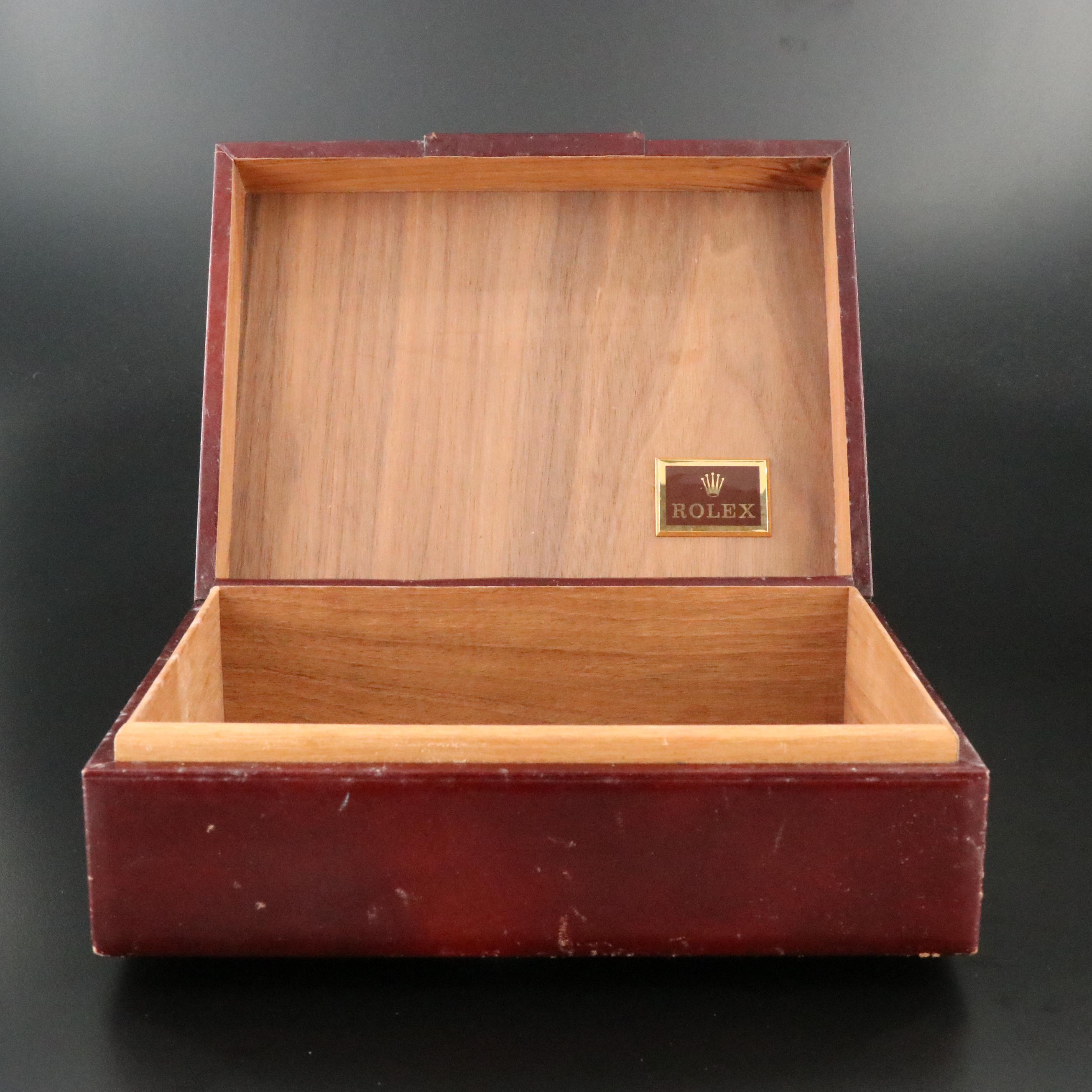 Montres Rolex Brown Leather Watch Box # 71.00.04