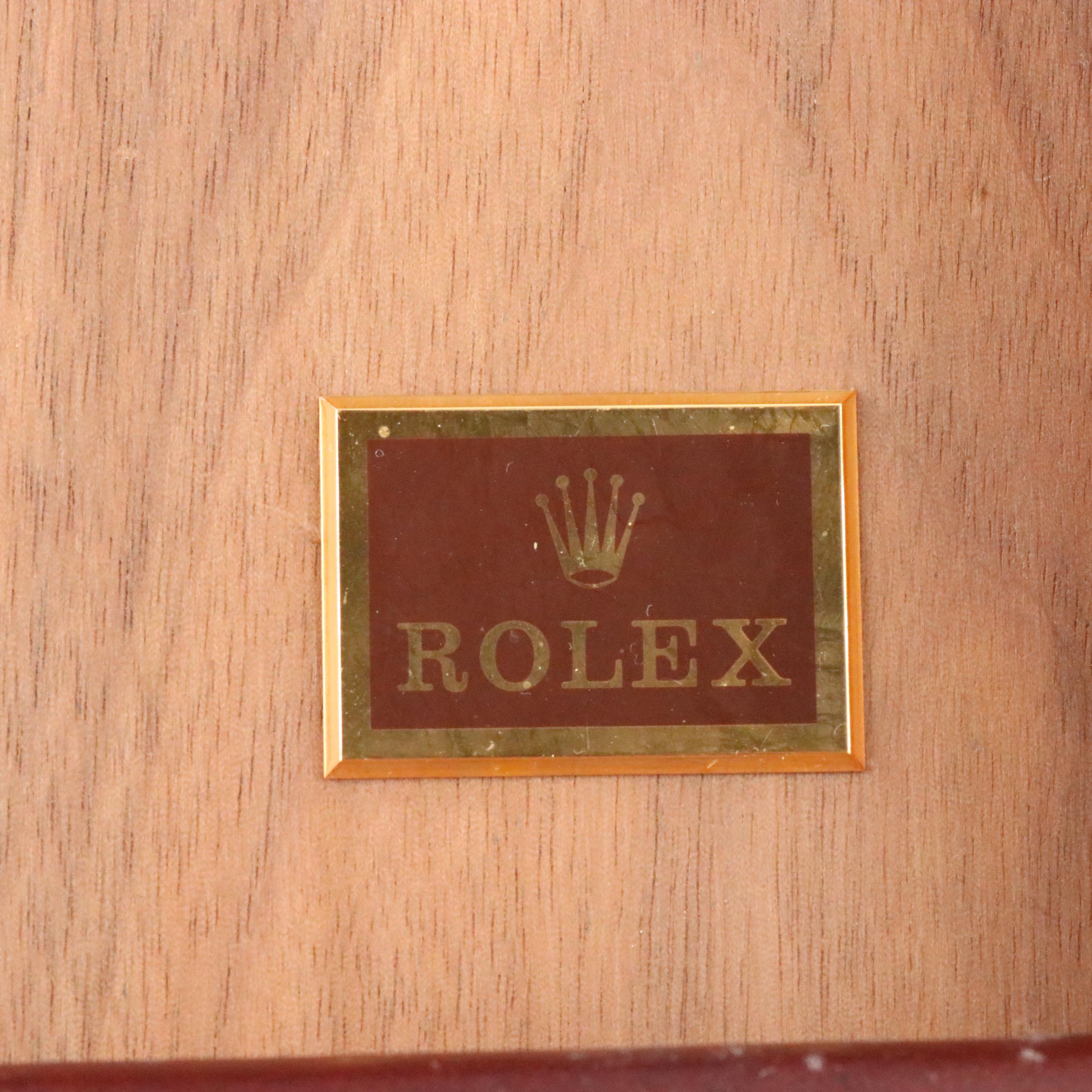 Montres Rolex Brown Leather Watch Box # 71.00.04
