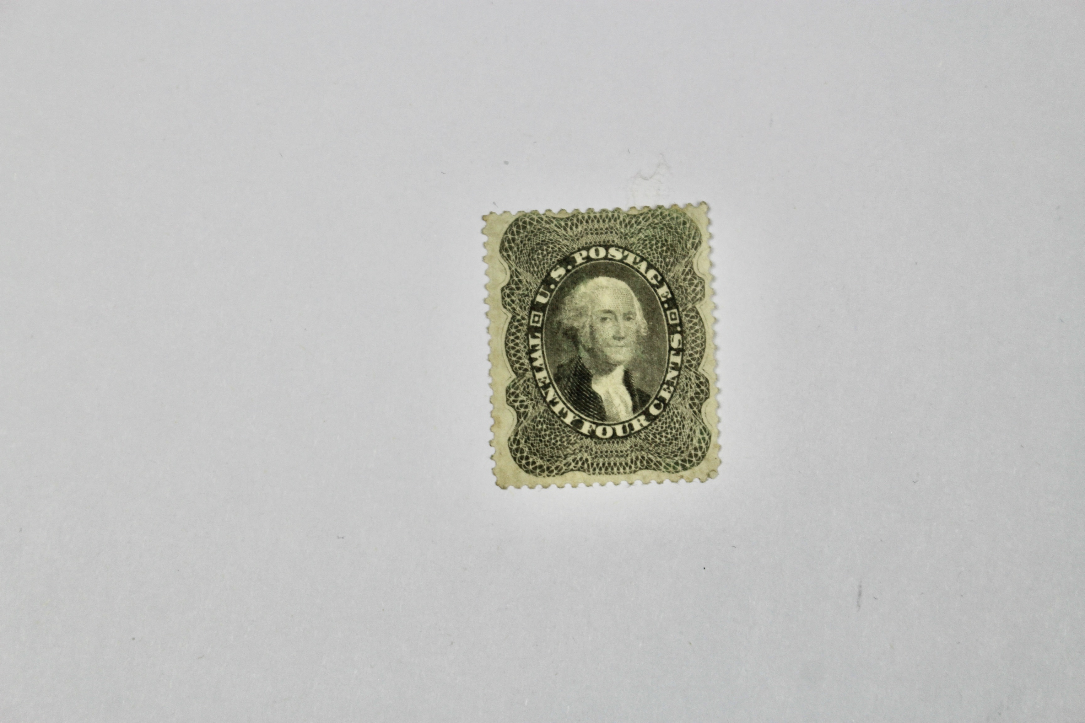 1860 24-Cent Washington U.S. Postage Stamp, Scott 37a