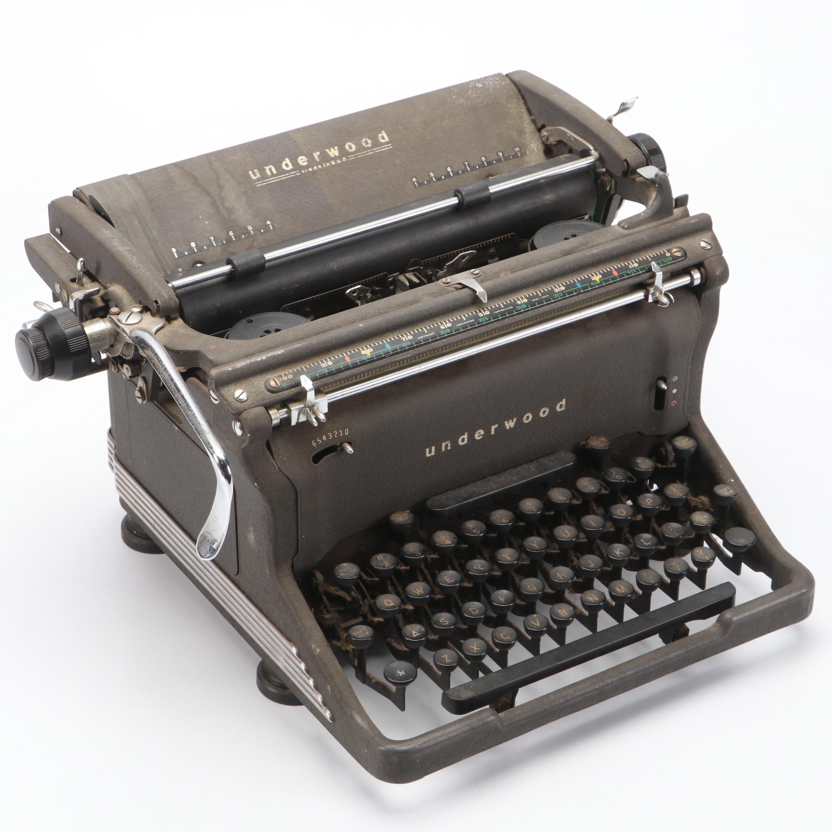 Underwood Rhythm Touch Typewriter, c. 1950