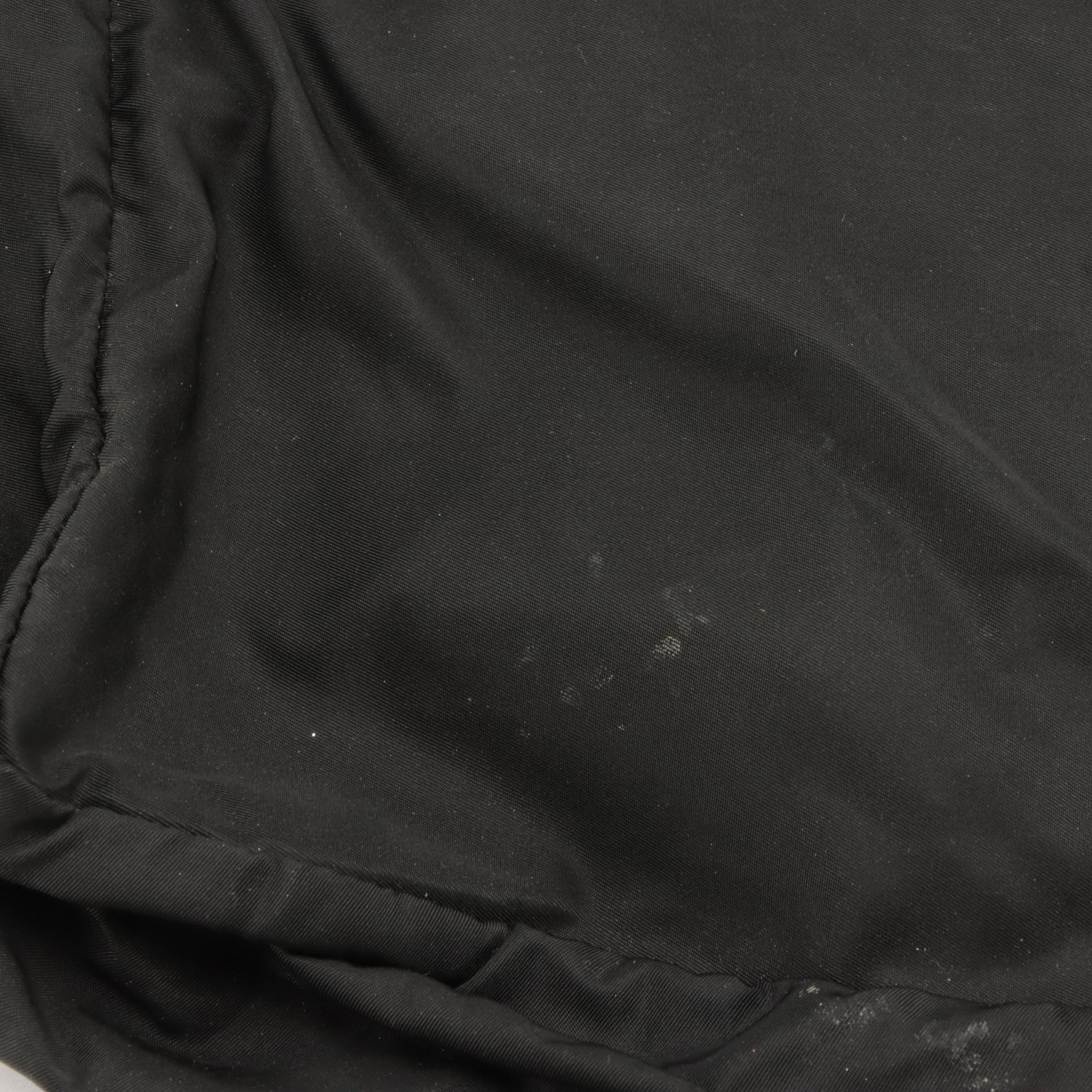 Prada Tote in Black Tessuto Nylon with Saffiano Leather Trim