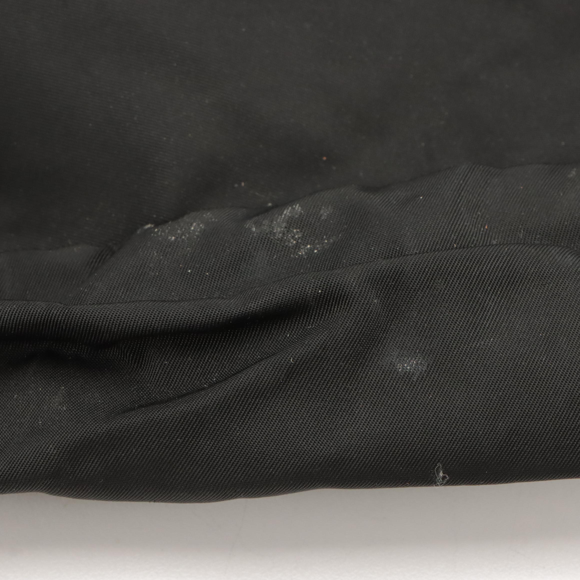 Prada Tote in Black Tessuto Nylon with Saffiano Leather Trim