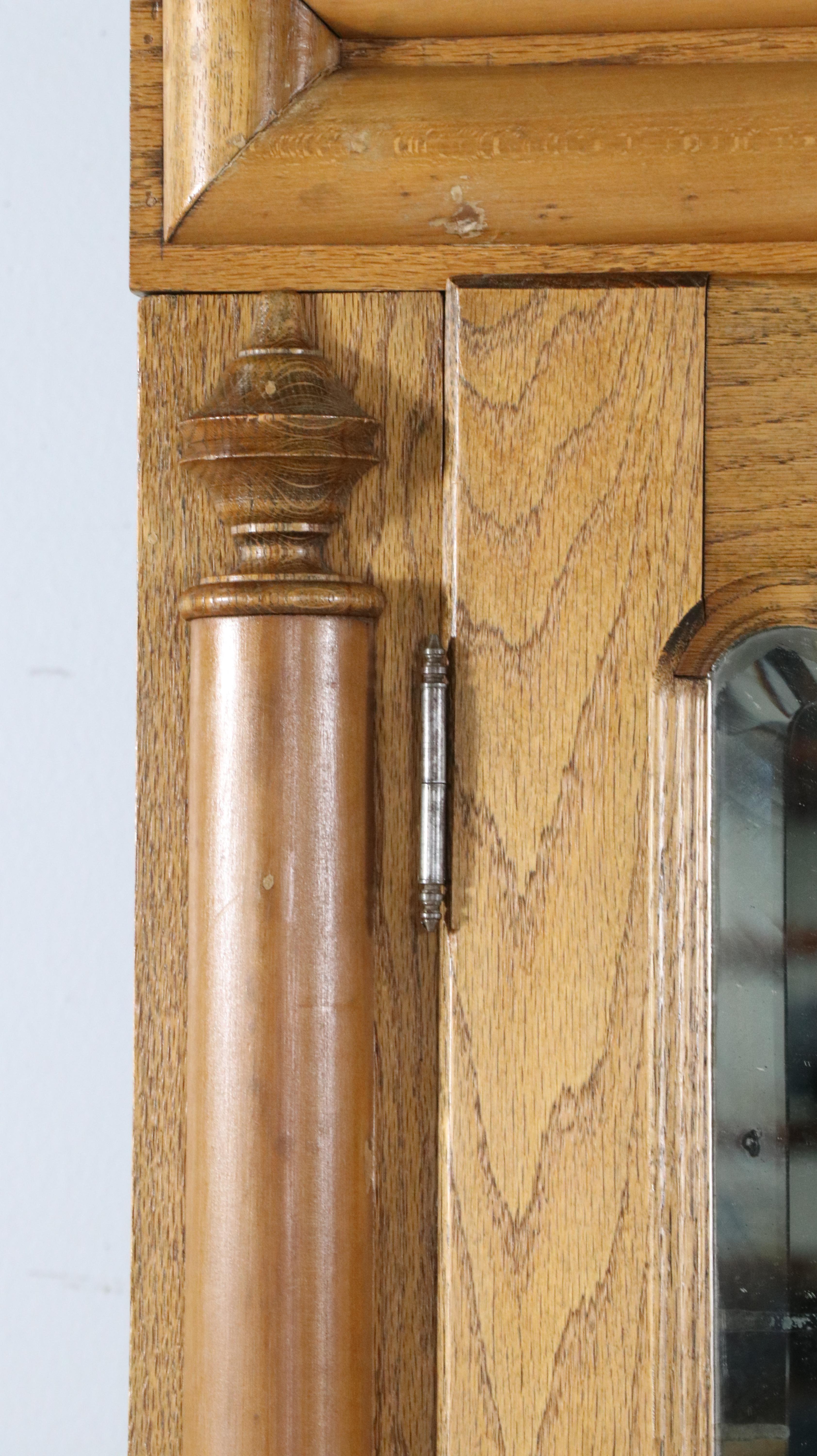 Empire Style Oak Wardrobe, 20th Century