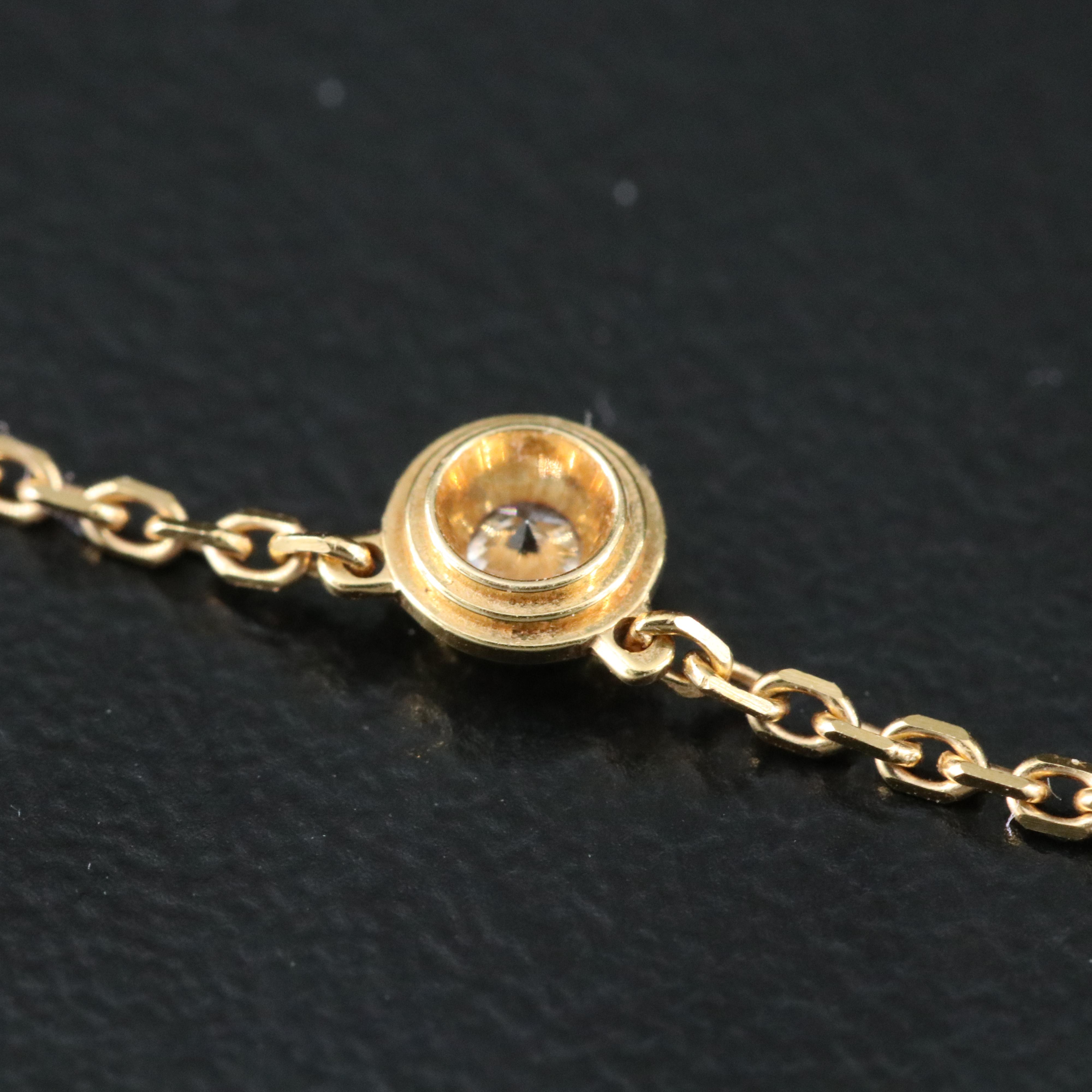 Cartier D'Amour 18K Diamond Solitaire Necklace