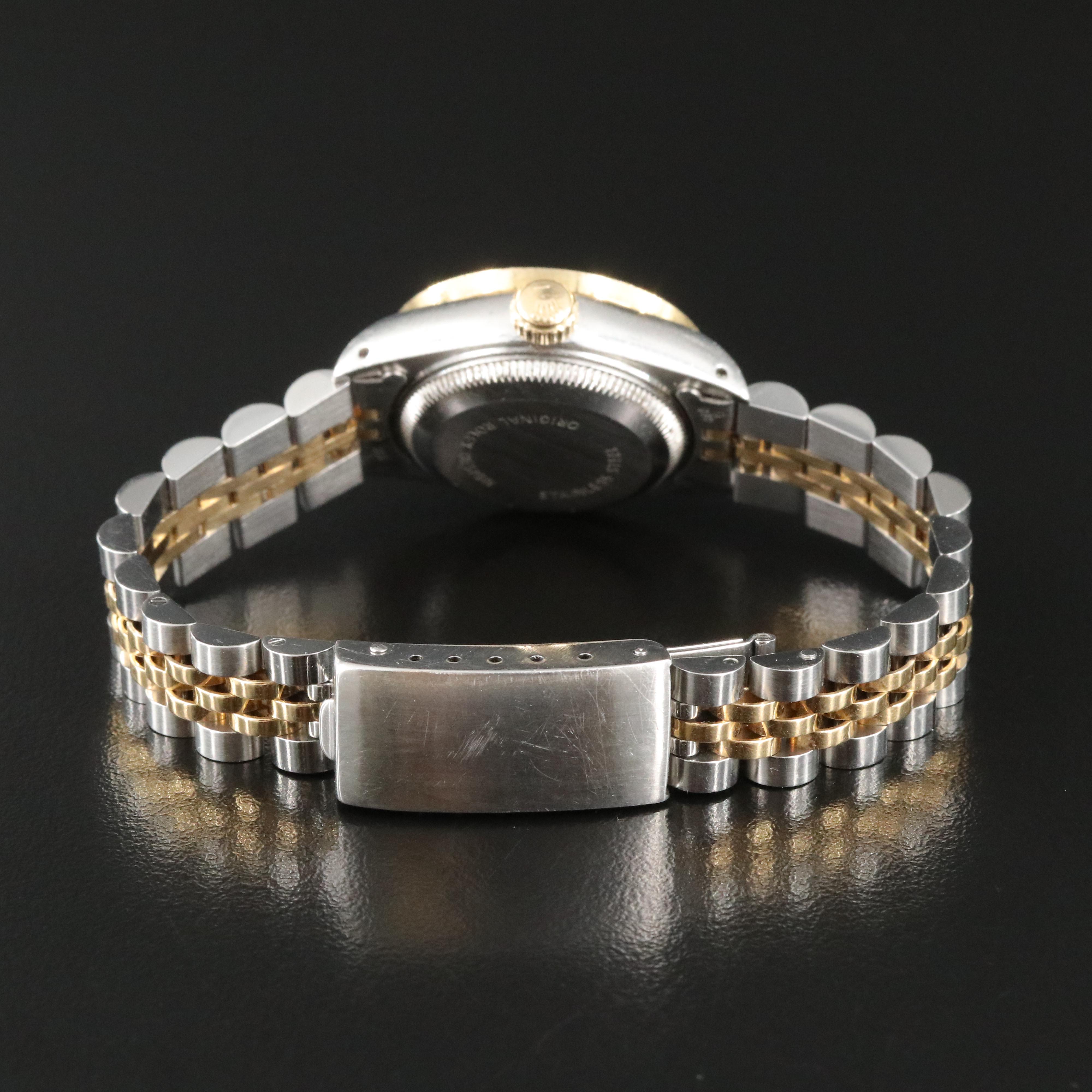 1991 Rolex Custom Diamond Dial and Bezel Datejust Watch