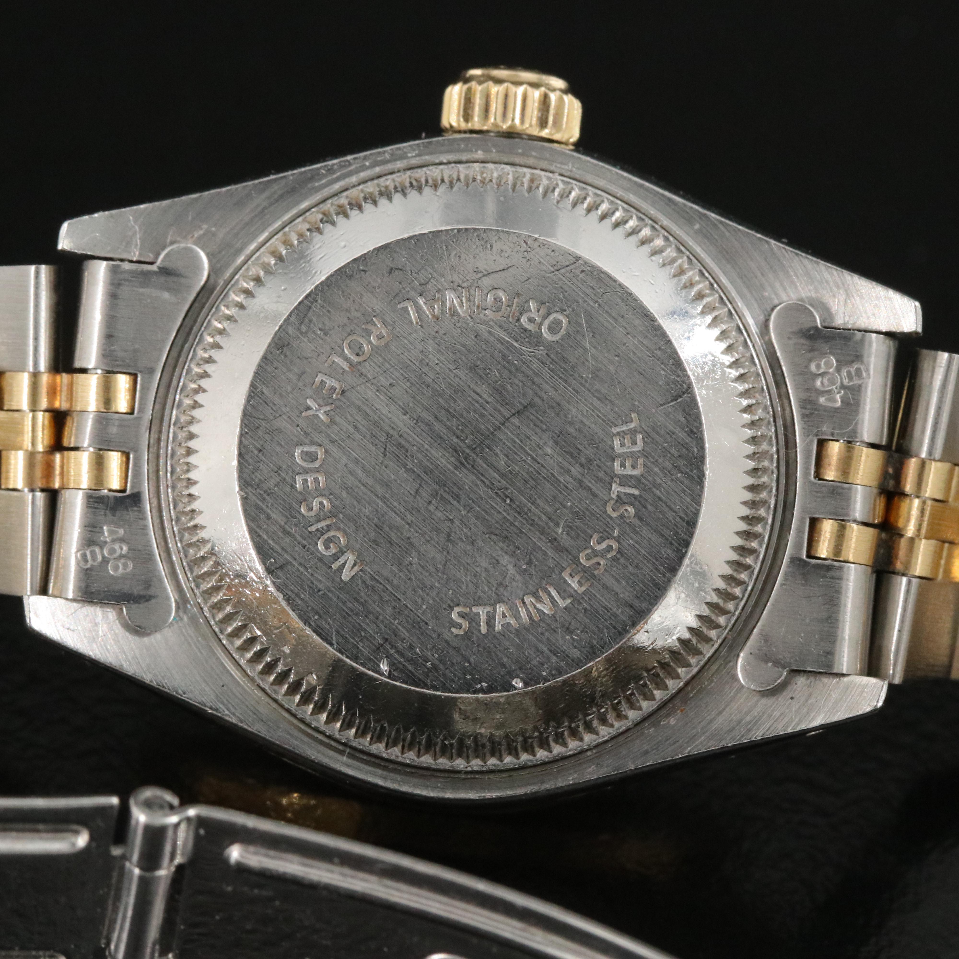 1991 Rolex Custom Diamond Dial and Bezel Datejust Watch